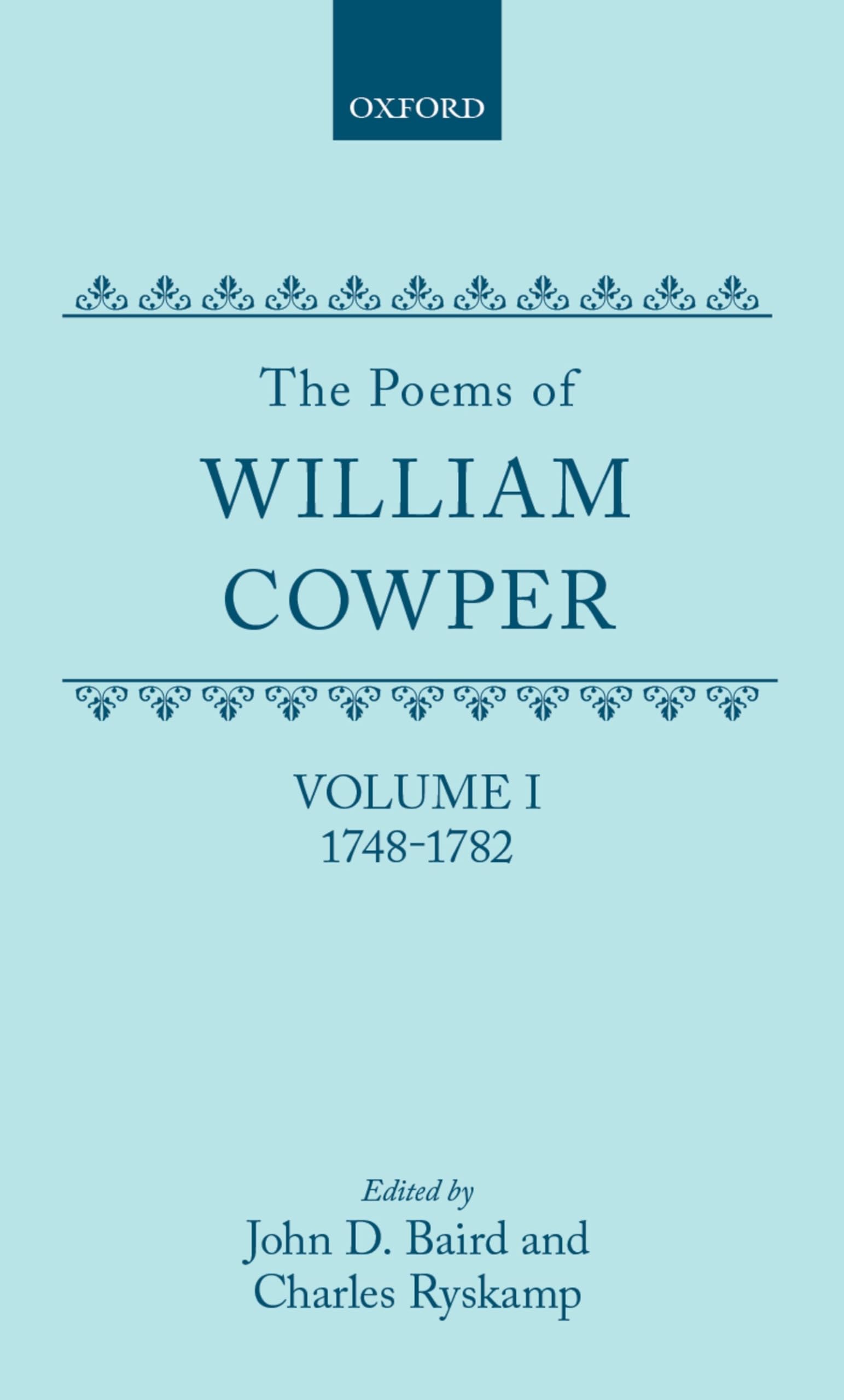 The Poems of William Cowper Poetry