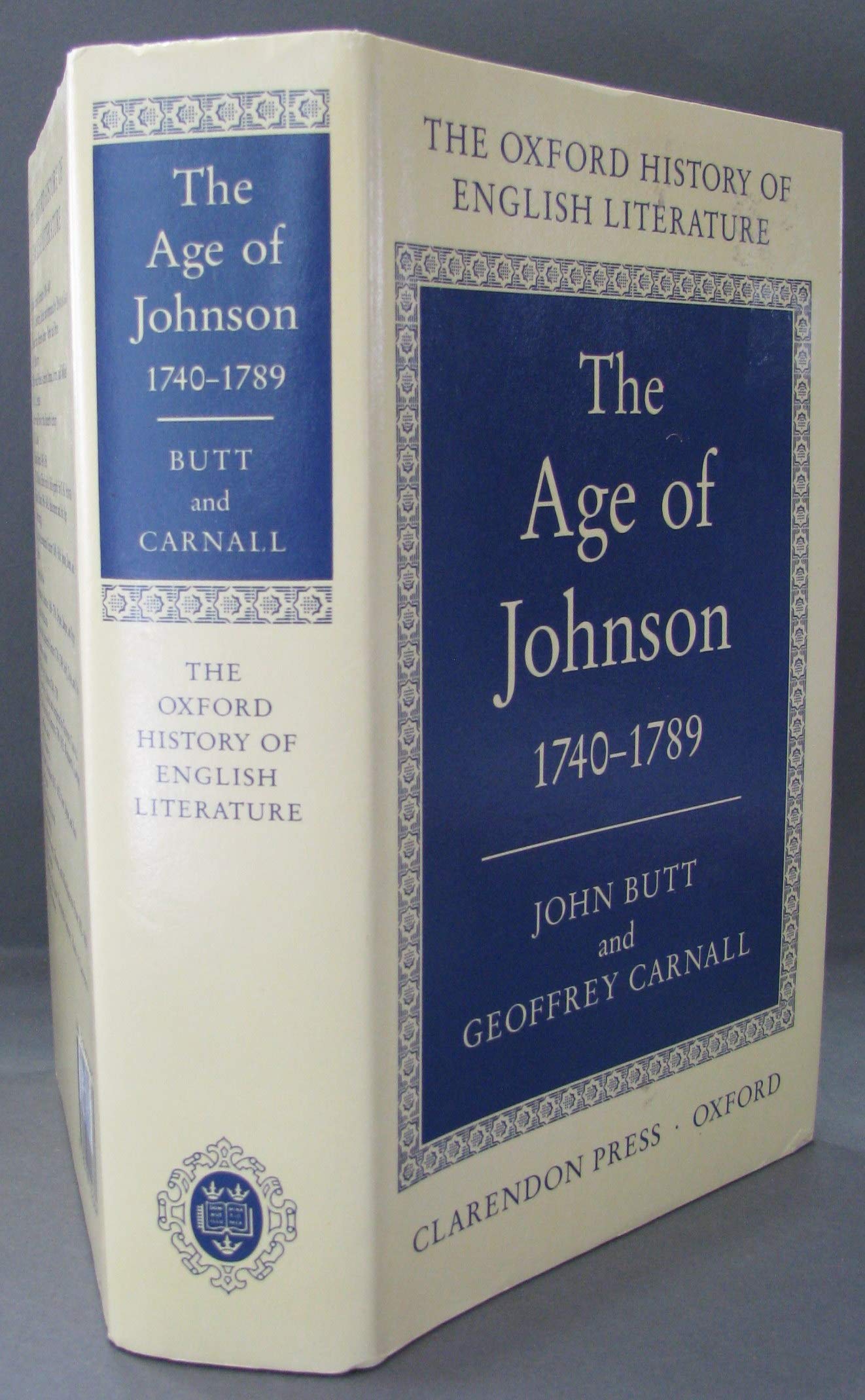 The Age of Johnson 1740-1789 (Oxford History of English Literature (New Version)) Contemporary literature