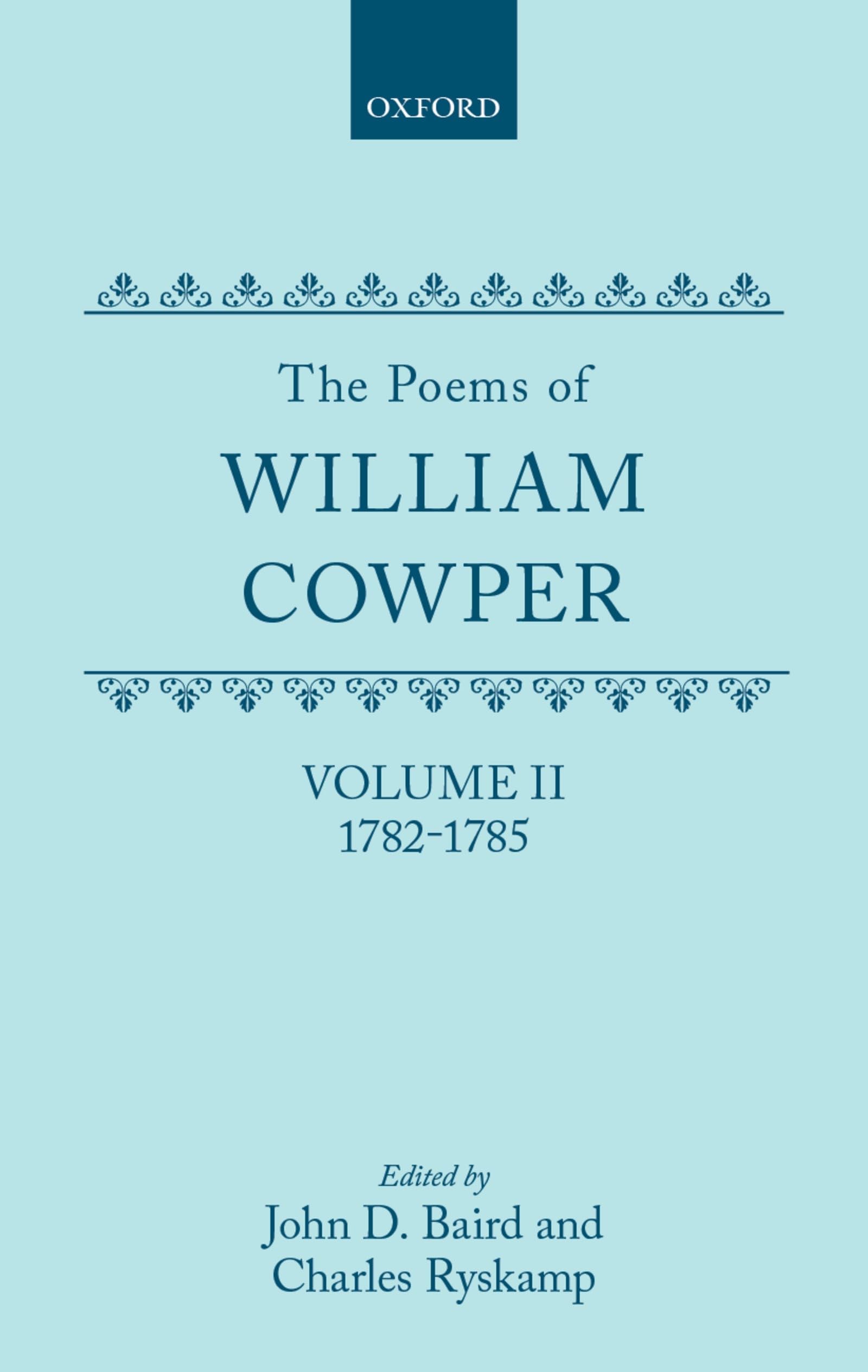 The Poems of William Cowper Medicine