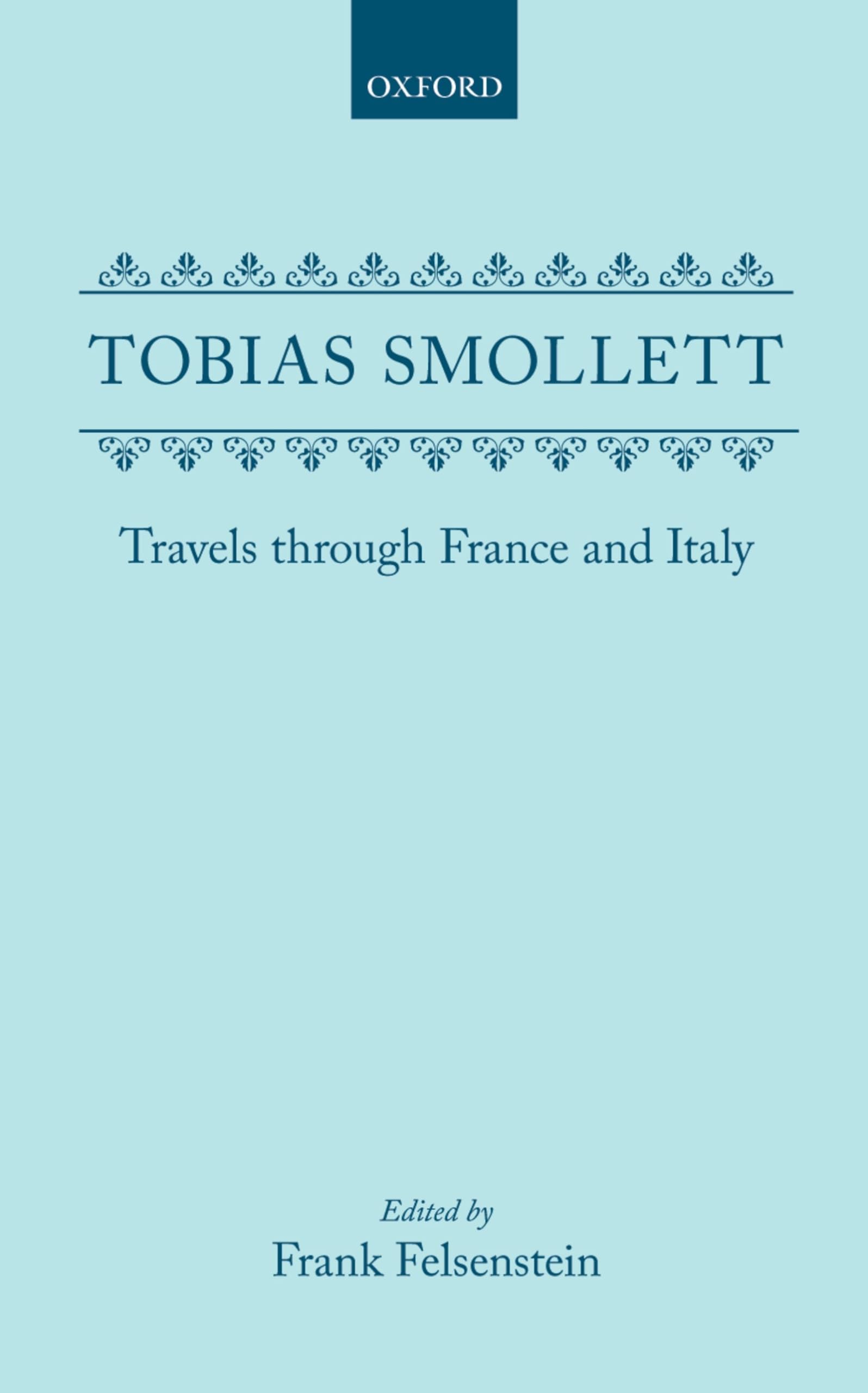 Travels Through France and Italy Essays & Short Stories