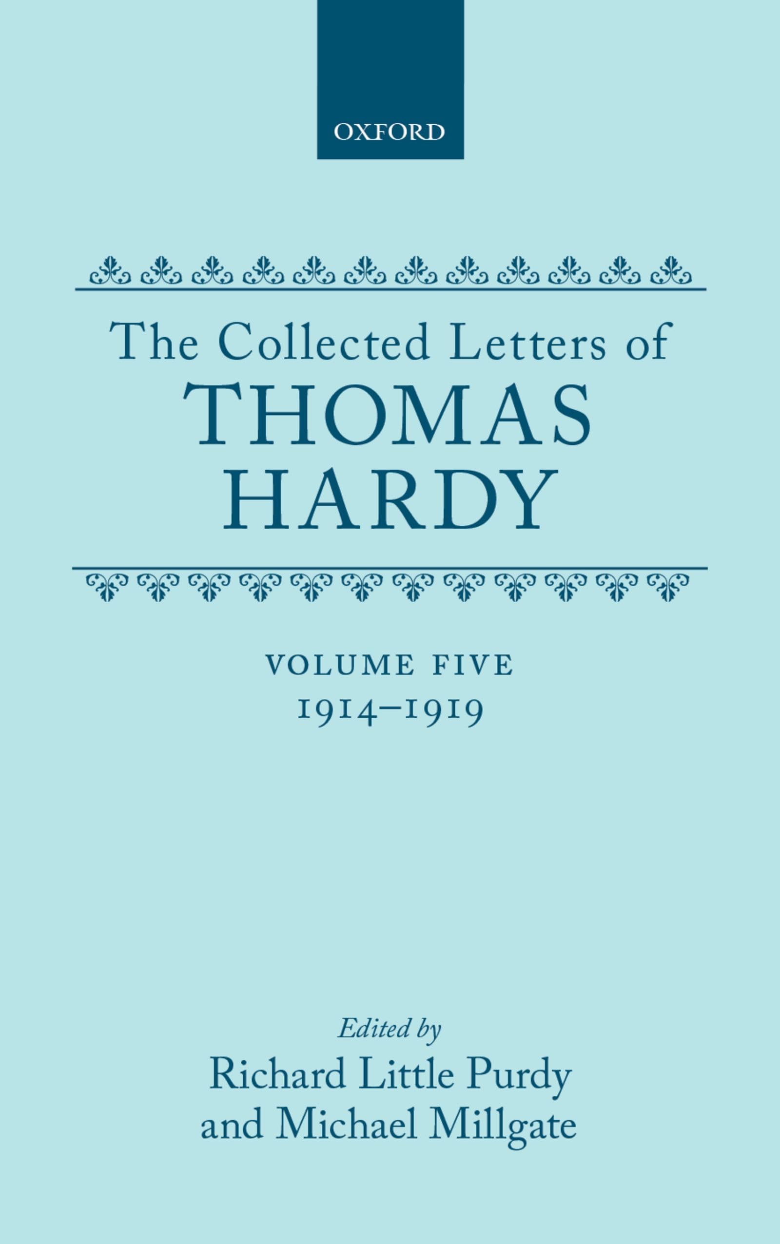 The Collected Letters of Thomas Hardy Philosophy