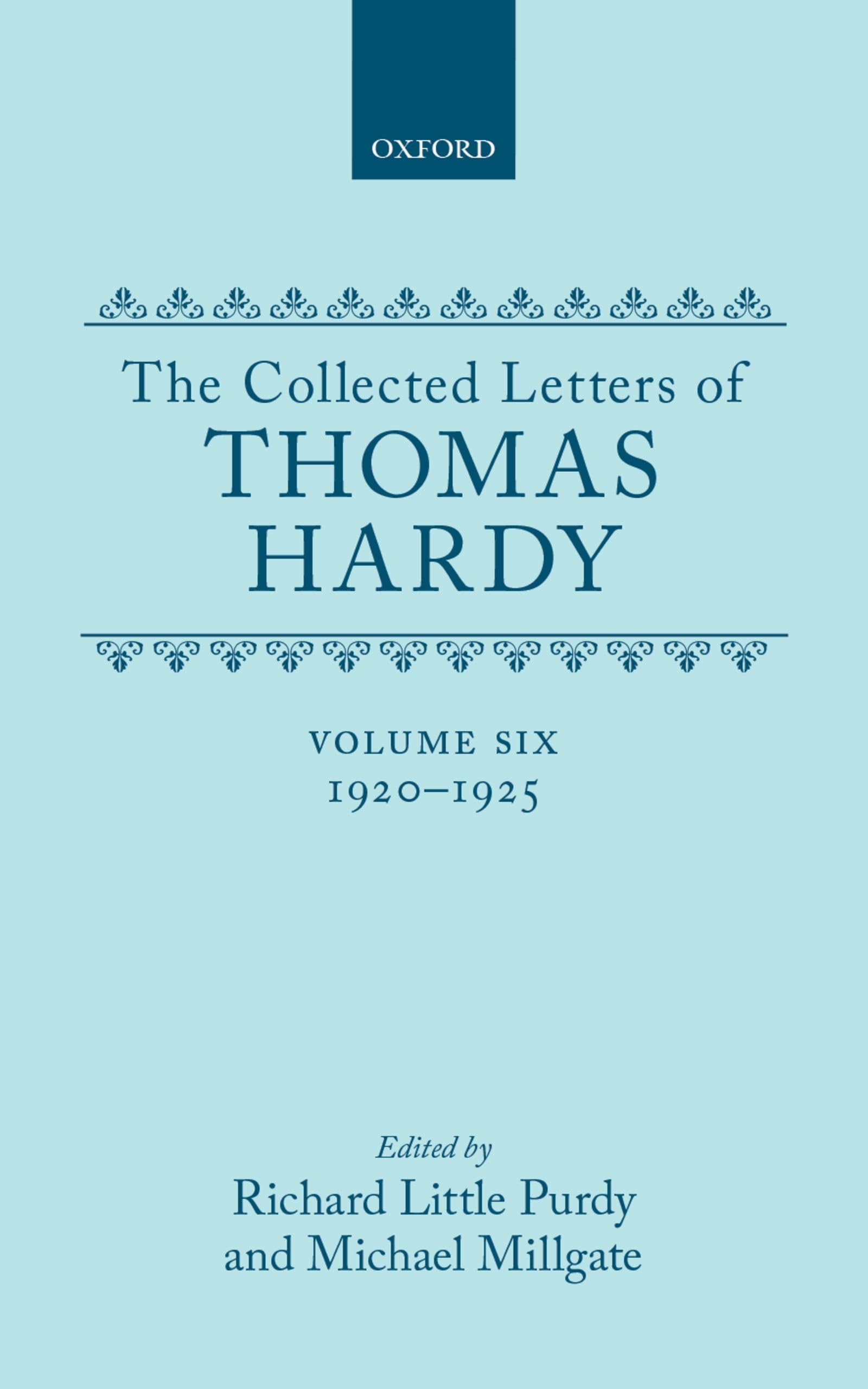 The Collected Letters of Thomas Hardy Essays & Short Stories