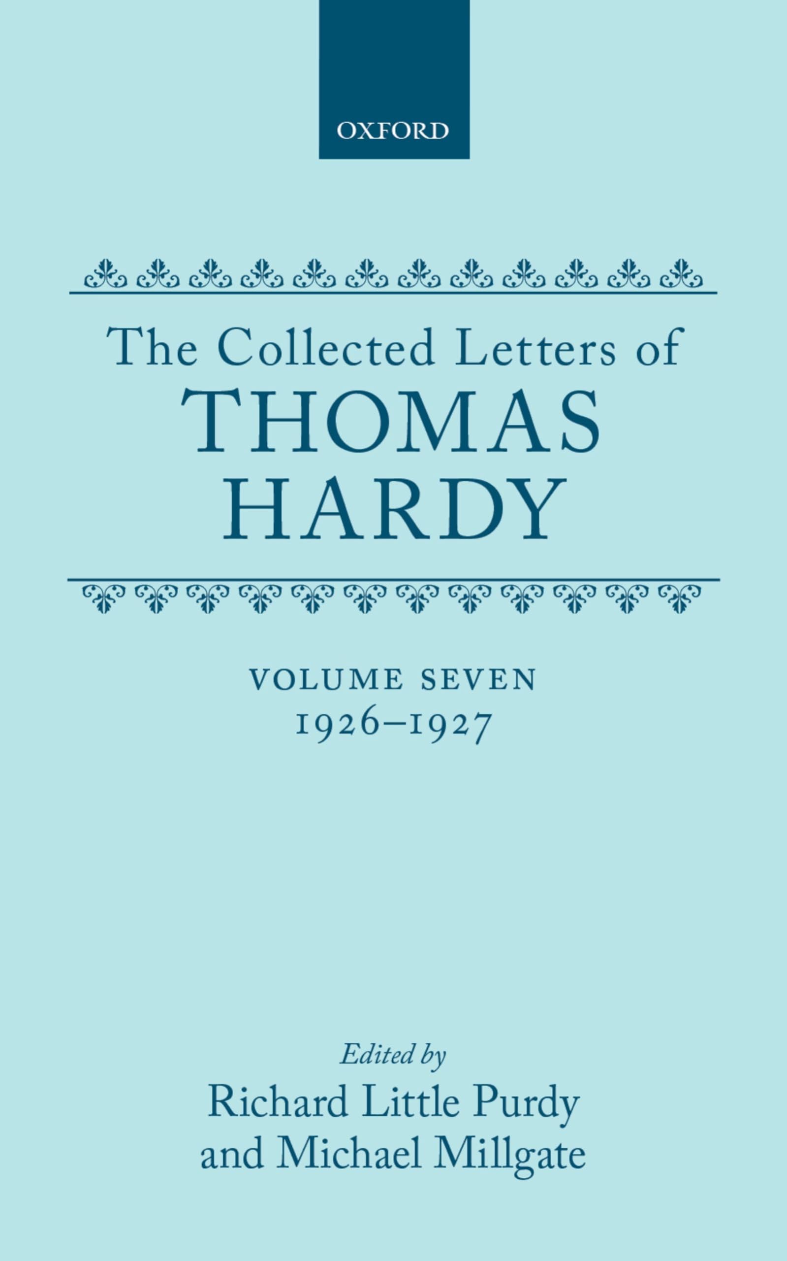 The Collected Letters of Thomas Hardy Media & Communication