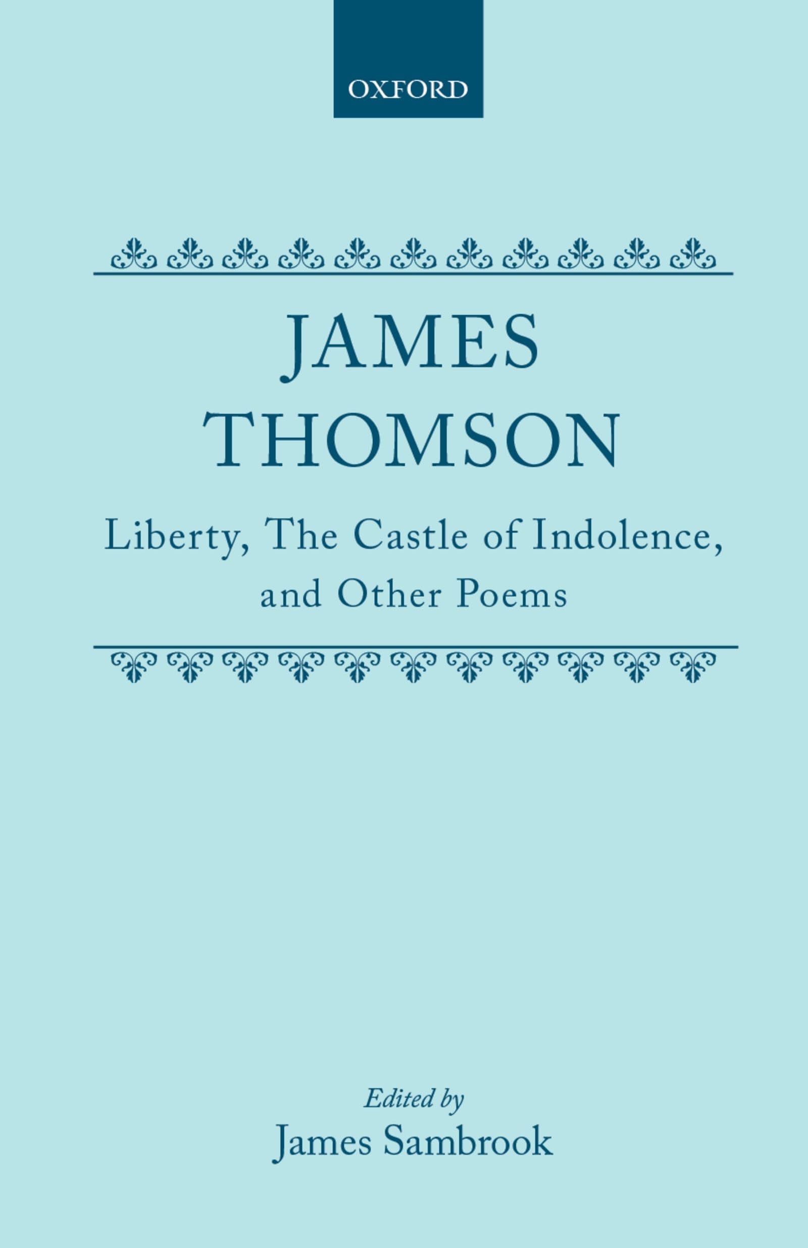Liberty, the Castle of Indolence, and Other Poems Social Sciences
