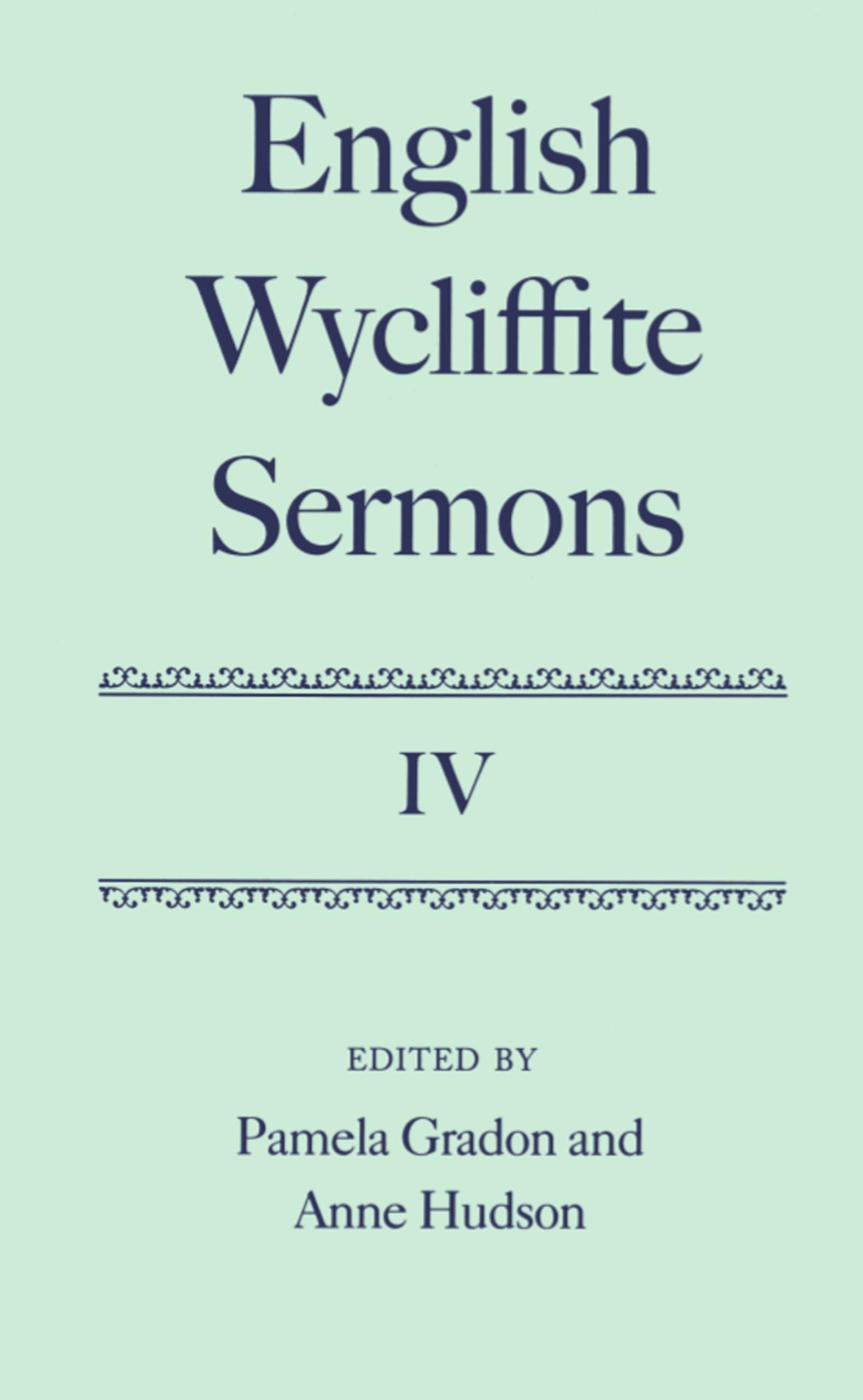 English Wycliffite Sermons Essays & Short Stories