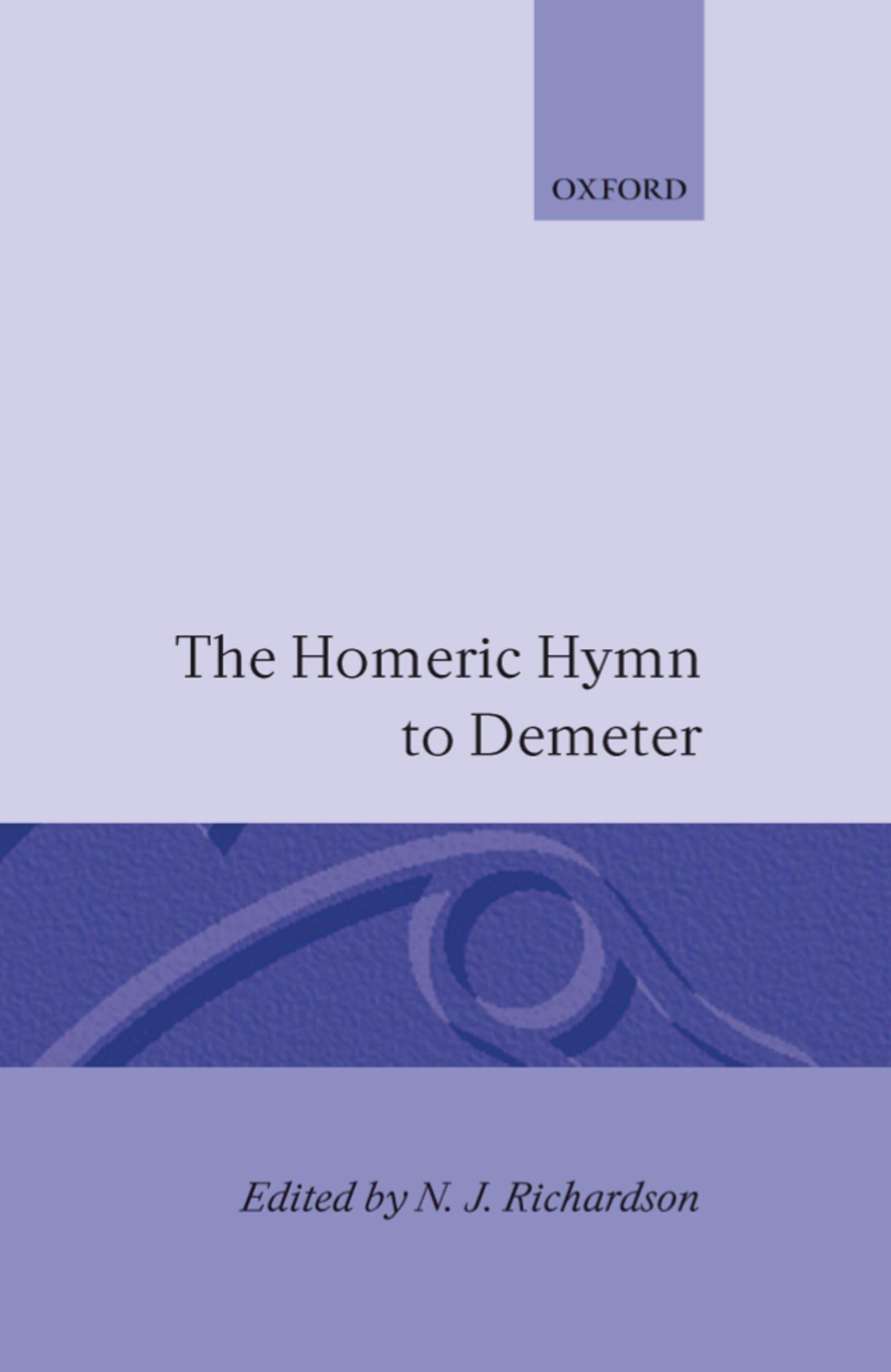 The Homeric Hymn to Demeter Social Sciences