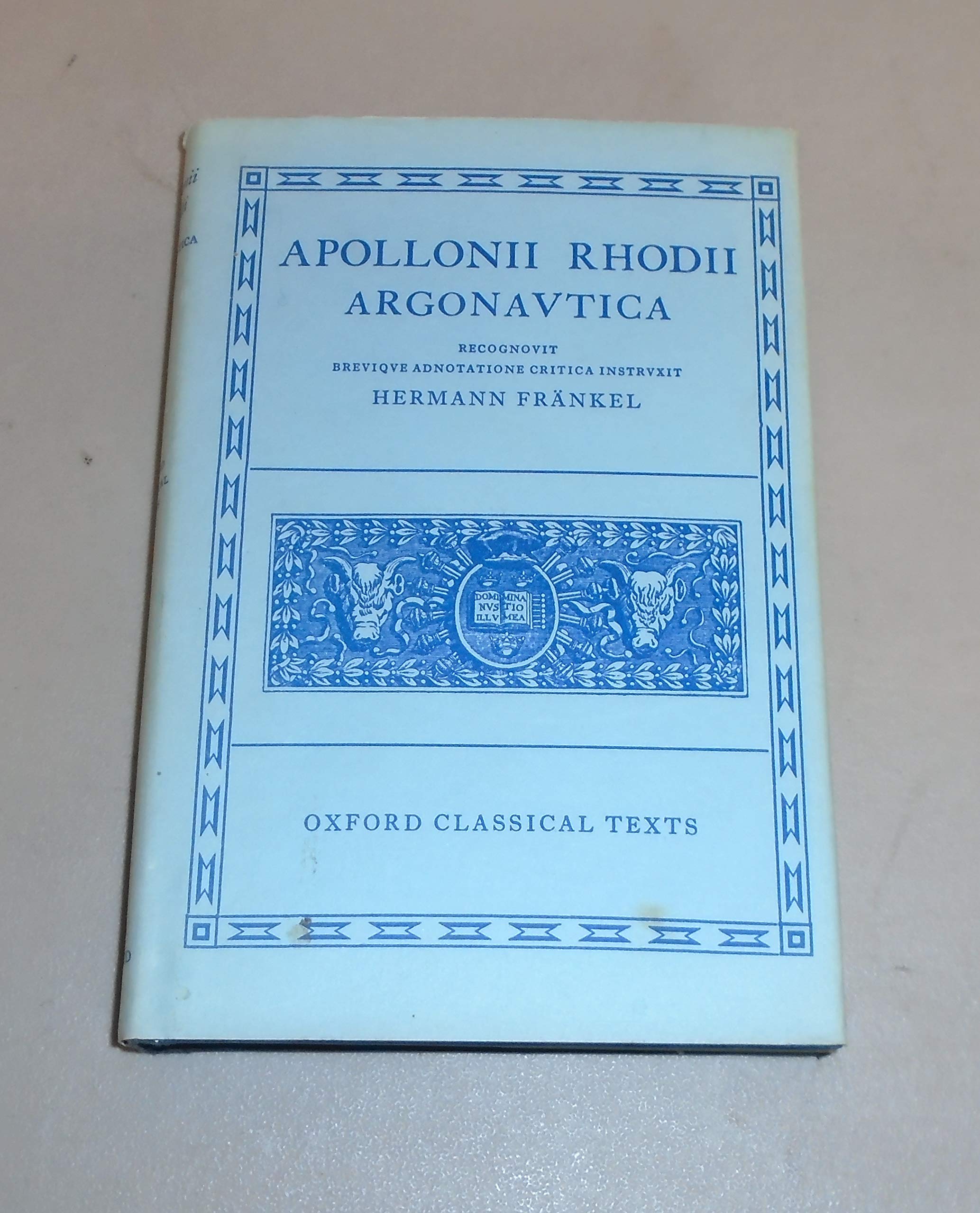 Apollonii Rhodii: Argonavtica : Recognovit Breviqve Adnotatione Critica Instrvxit book