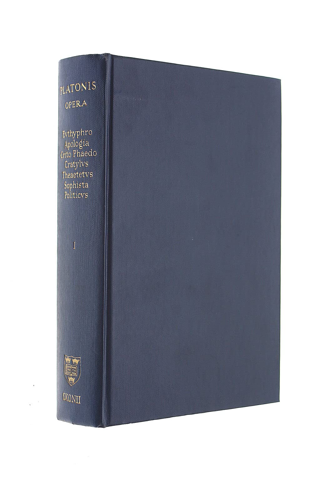 Platonis Opera: Tetralogias I-II Continens : Insunt Euthyphro Apologia Crito Phaedo Cratylus Theaetetus Sophista Politicus (001) (Oxford Classical Texts, Band 1) Philosophy