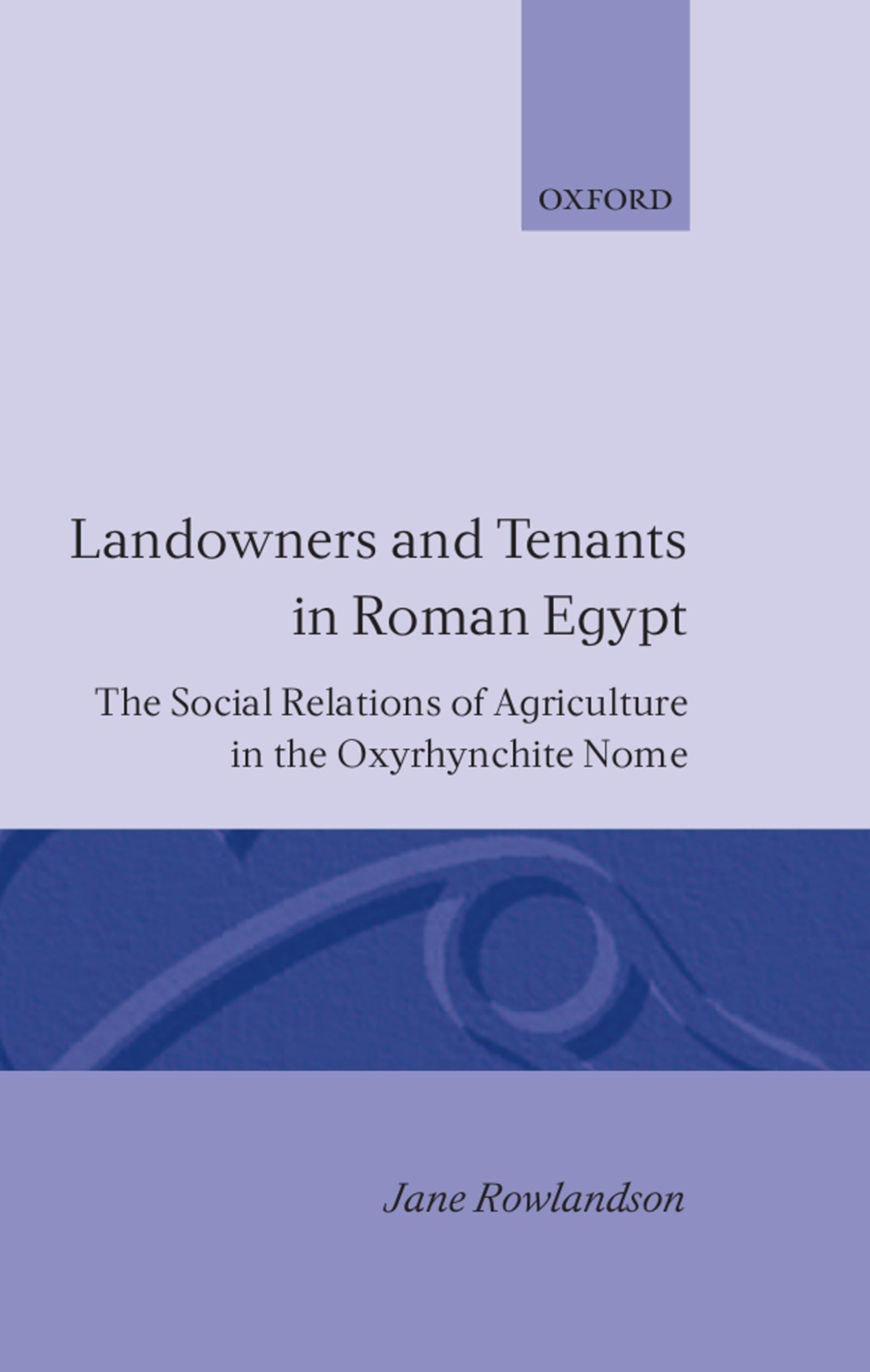Landowners and Tenants in Roman Egypt Business, Finance & Career