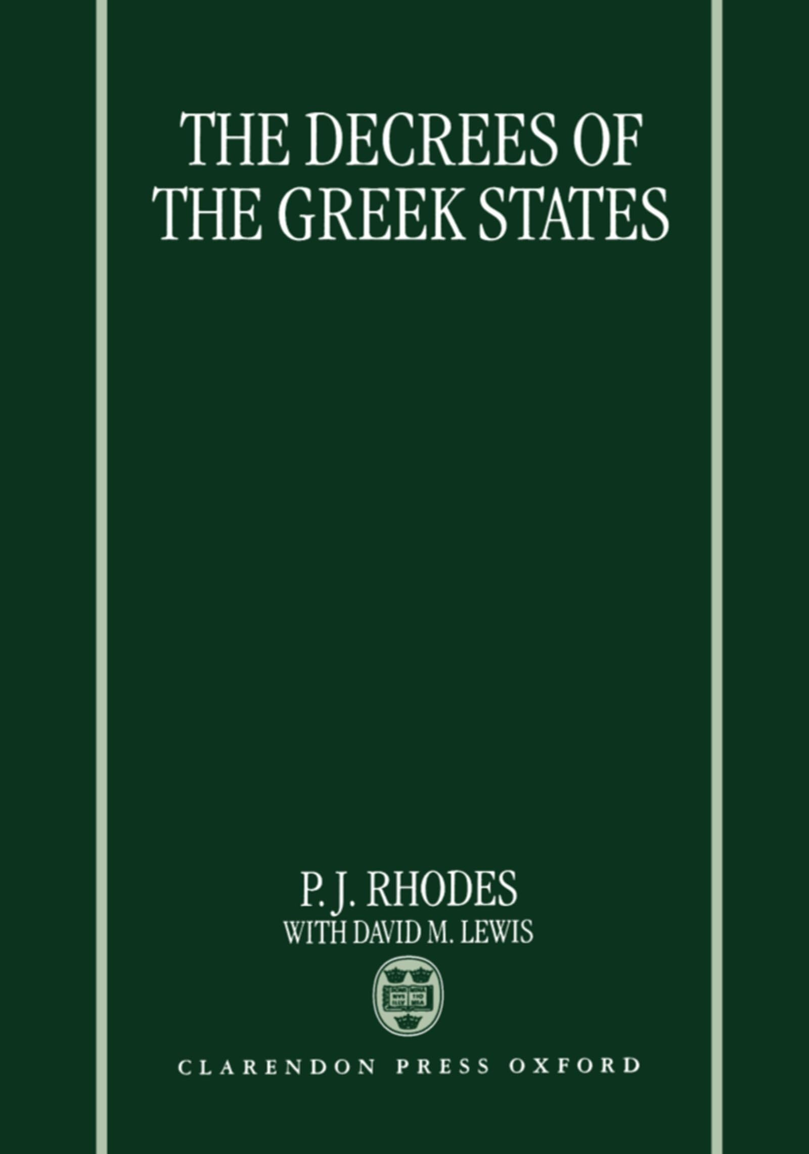The Decrees of the Greek States Law