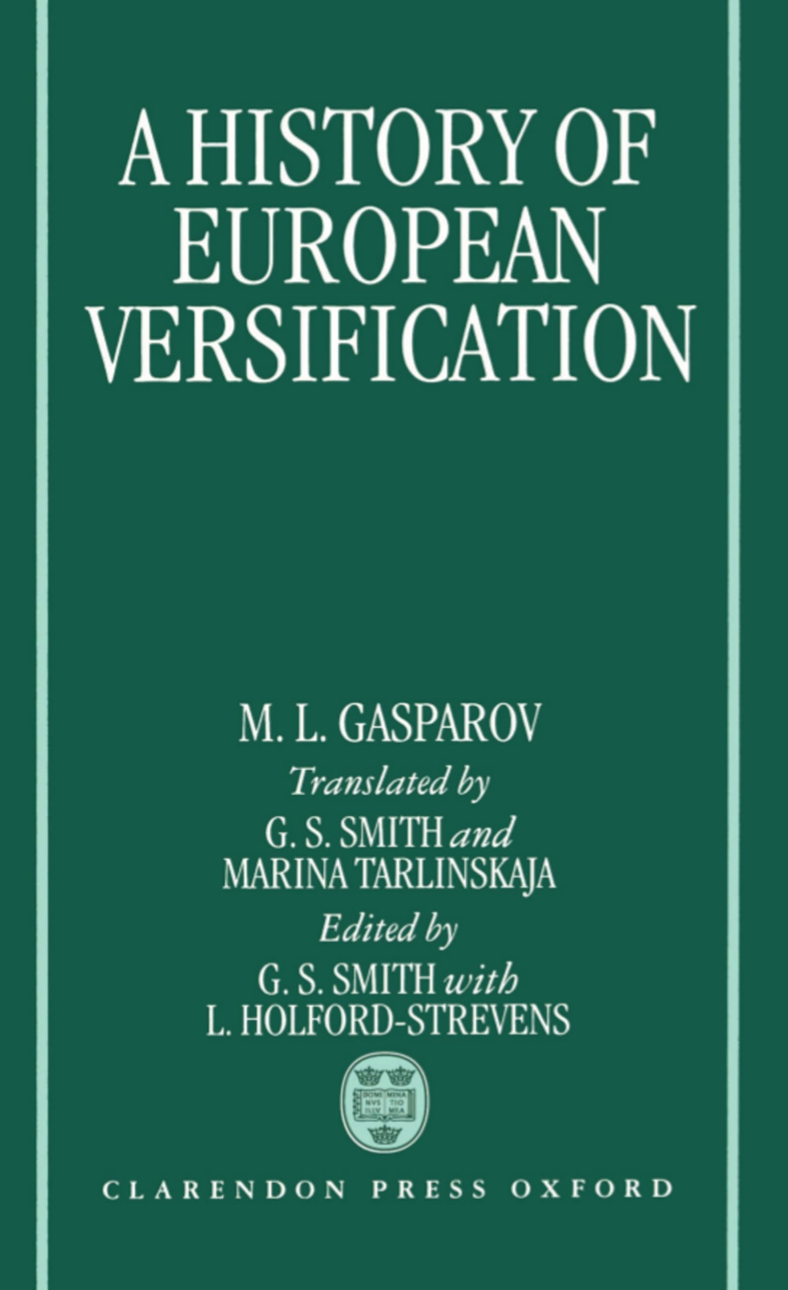 A History of European Versification Law