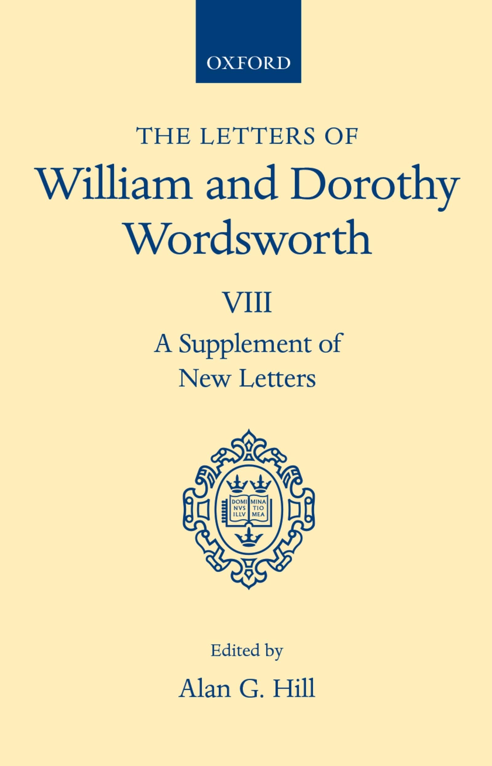 The Letters of William and Dorothy Wordsworth Social Sciences