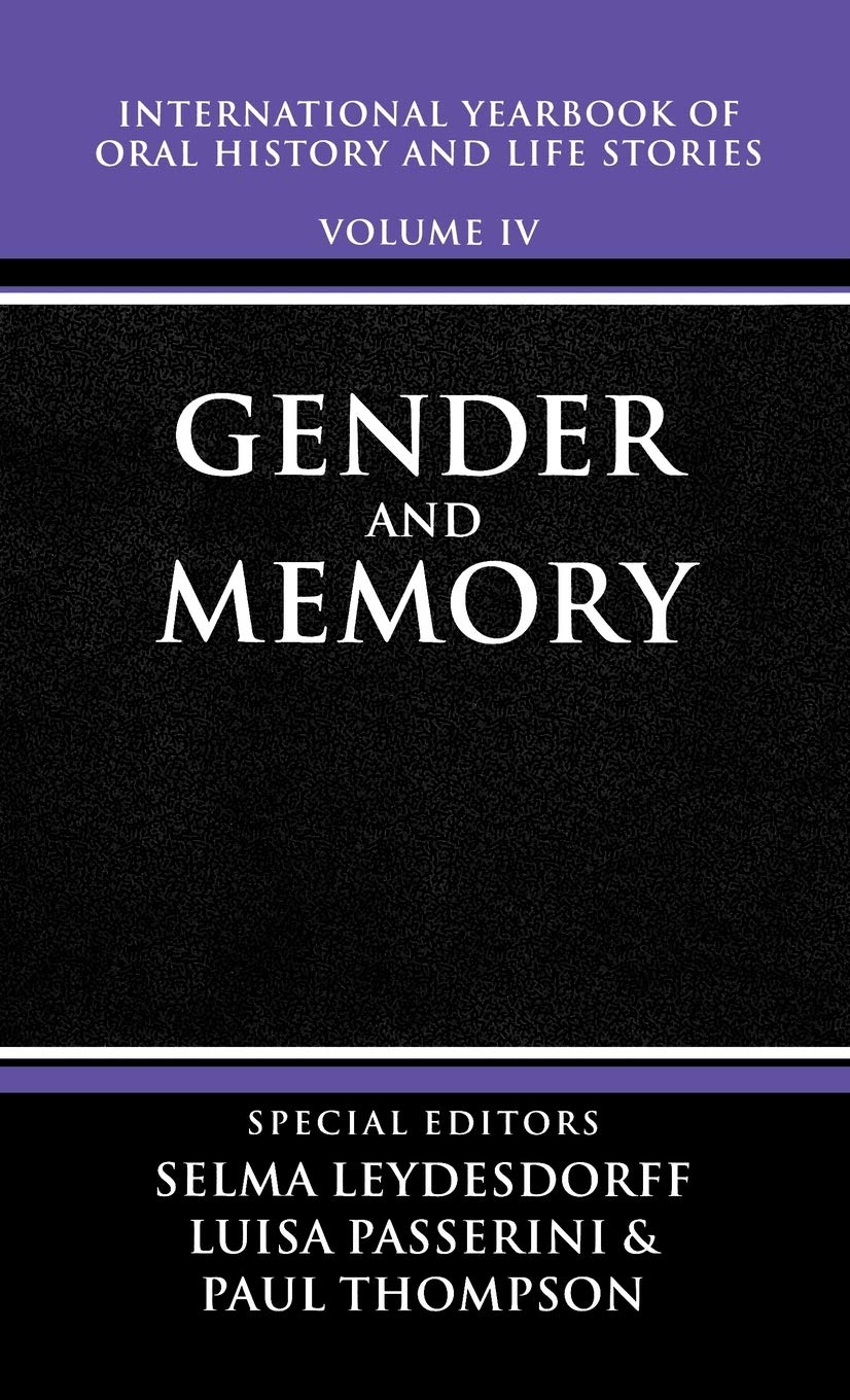 International Yearbook of Oral History and Life Stories Social Sciences