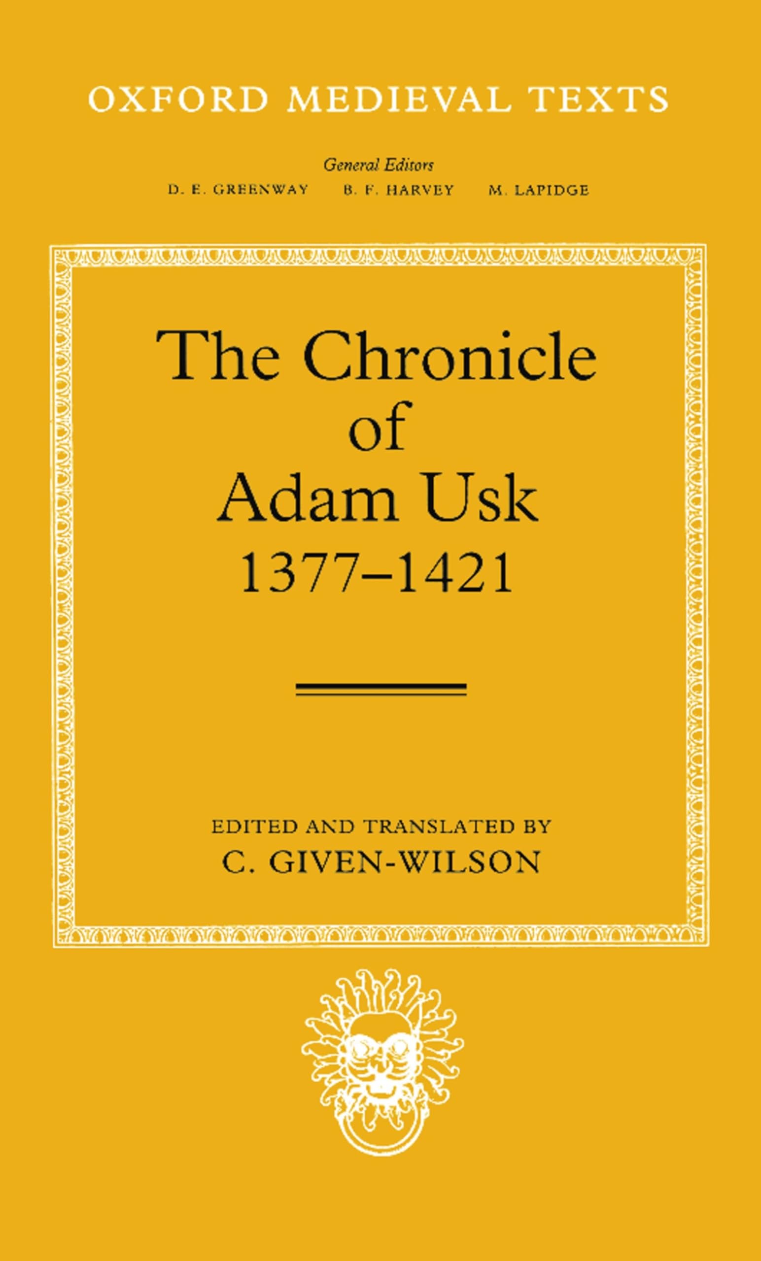 The Chronicle of Adam Usk 1377-1421 Classics
