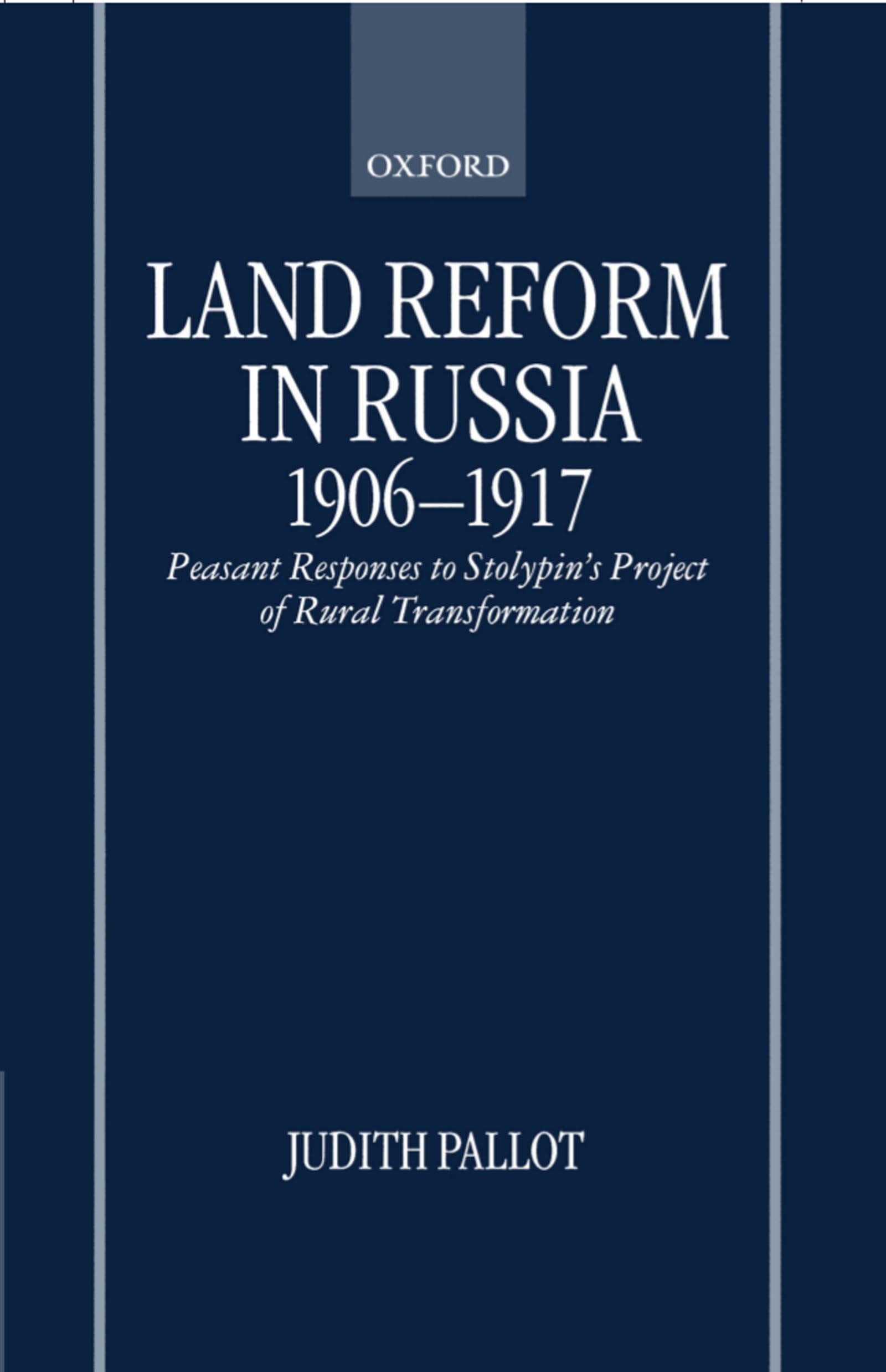 Land Reform in Russia, 1906-1917 Law