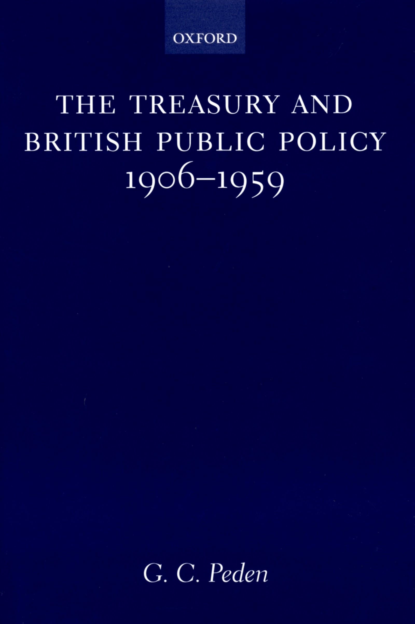 The Treasury and British Public Policy, 1906-1959 Law
