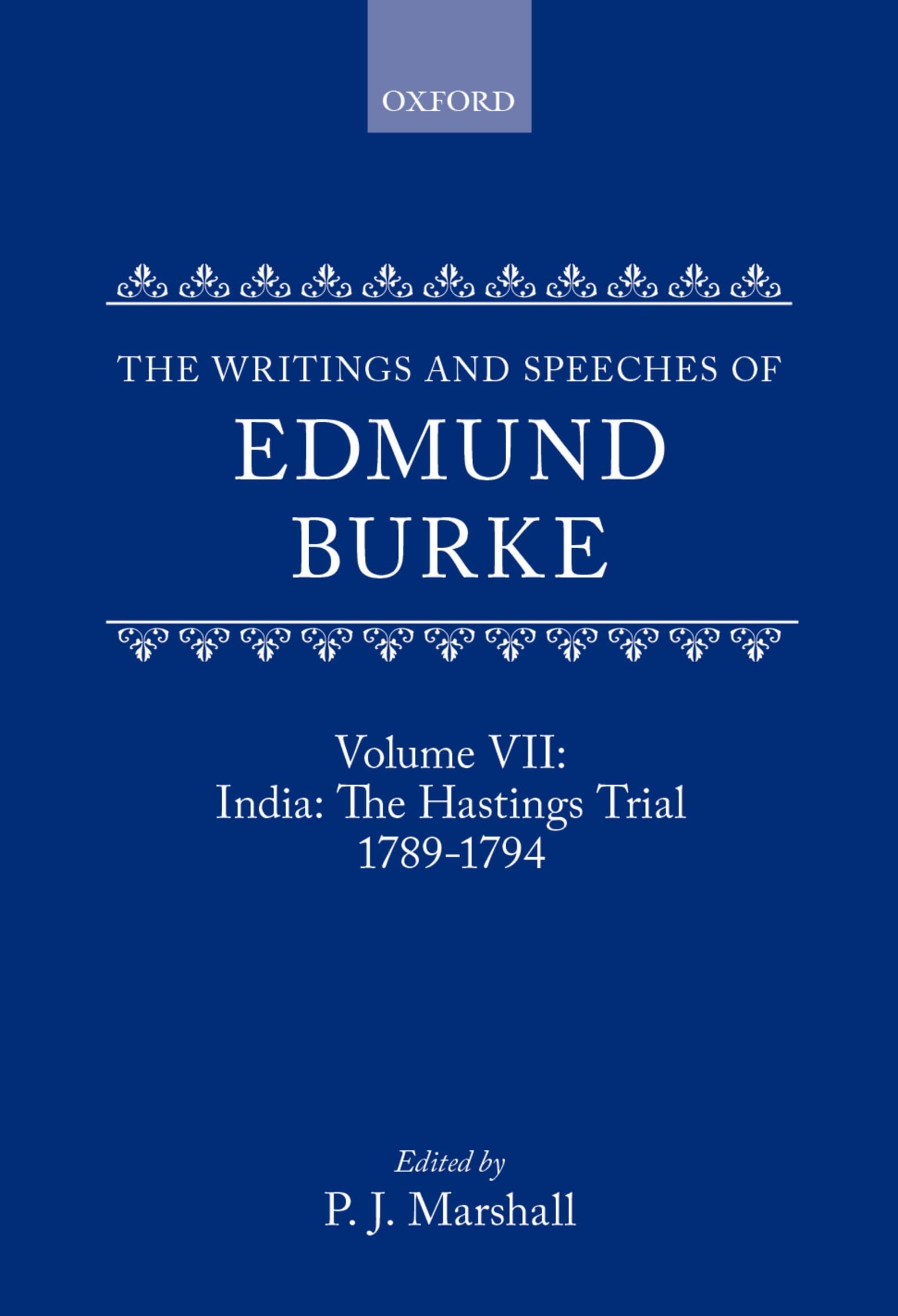 The Writings and Speeches of Edmund Burke Social Sciences