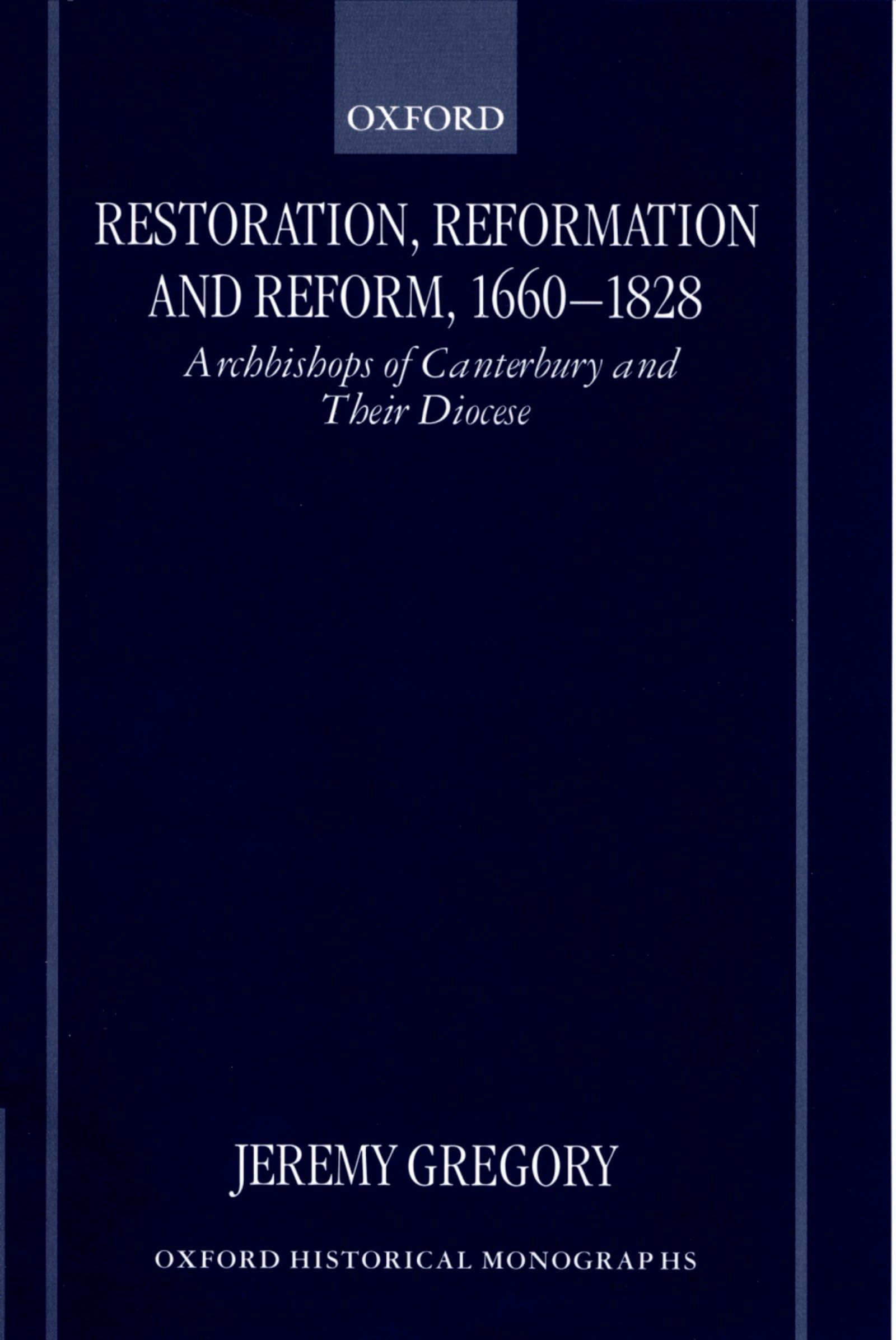 Restoration, Reformation, and Reform, 1660-1828 Social Sciences