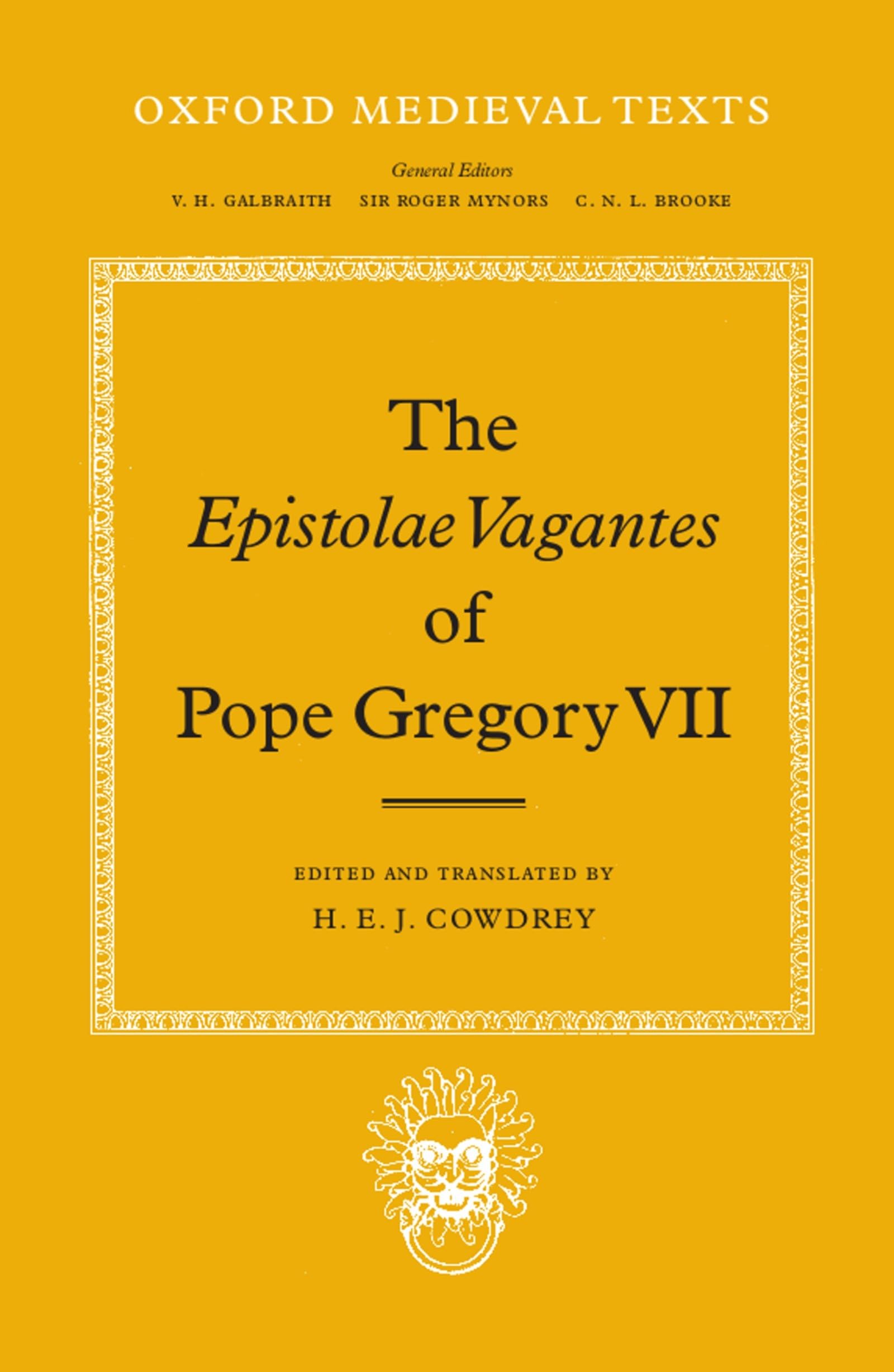 The Epistolae Vagantes of Pope Gregory VII Social Sciences