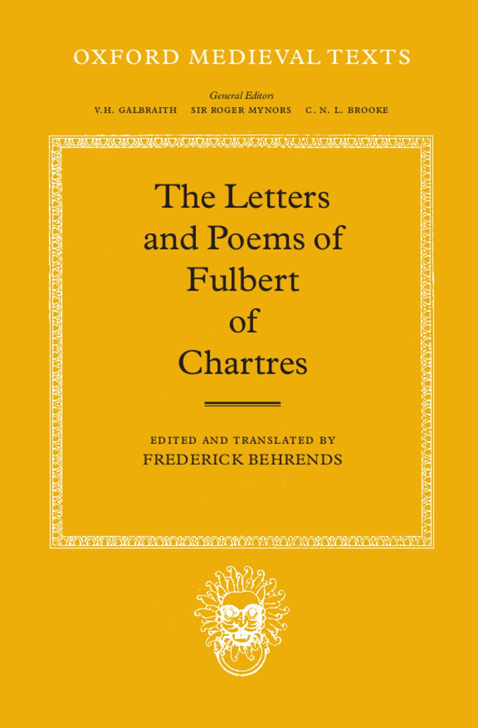 The Letters and Poems of Fulbert of Chartres Social Sciences