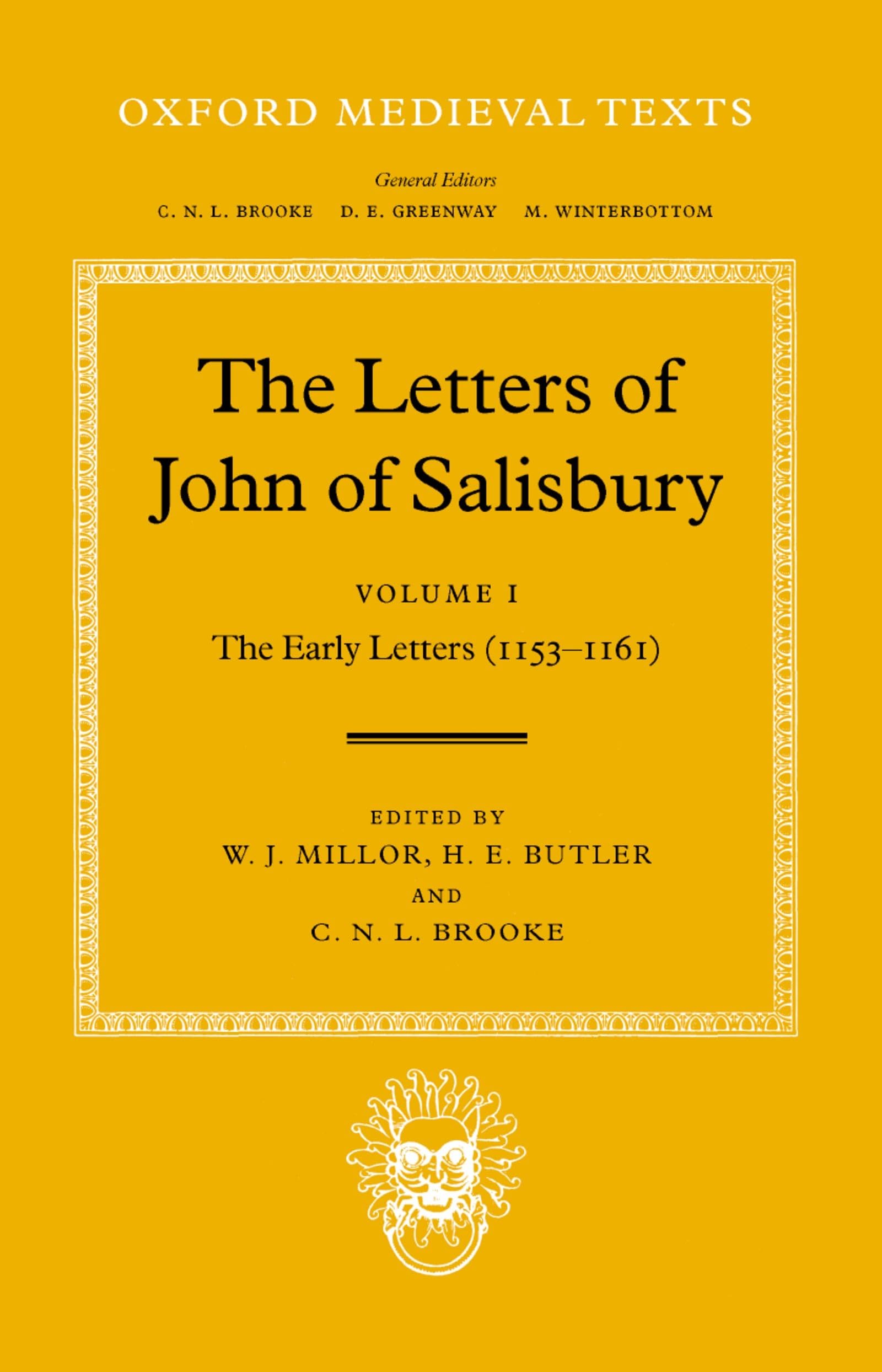The Letters of John Salisbury Medicine