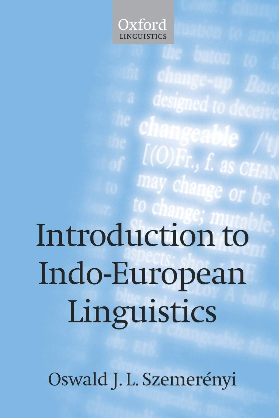 Introduction to Indo-European Linguistics book