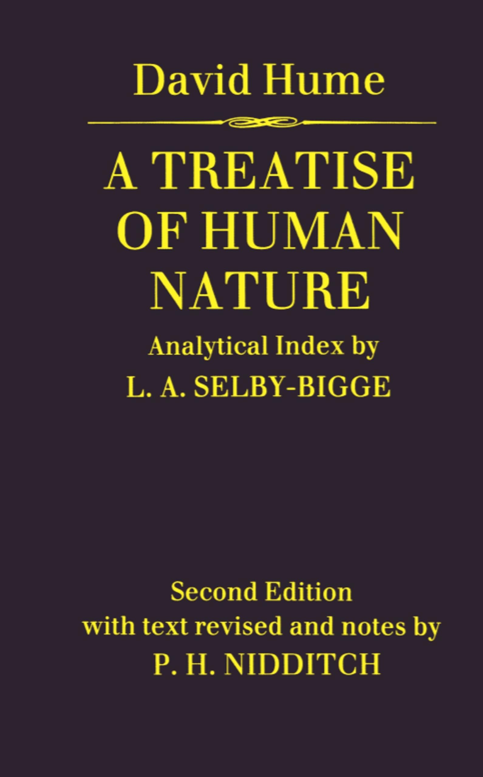 A Treatise of Human Nature Philosophy