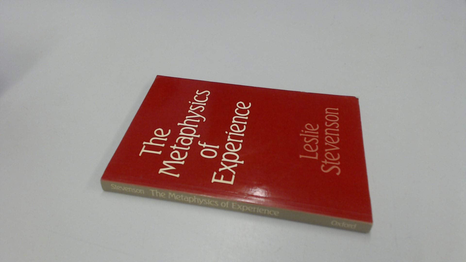 Product Image: The Metaphysics of Experience