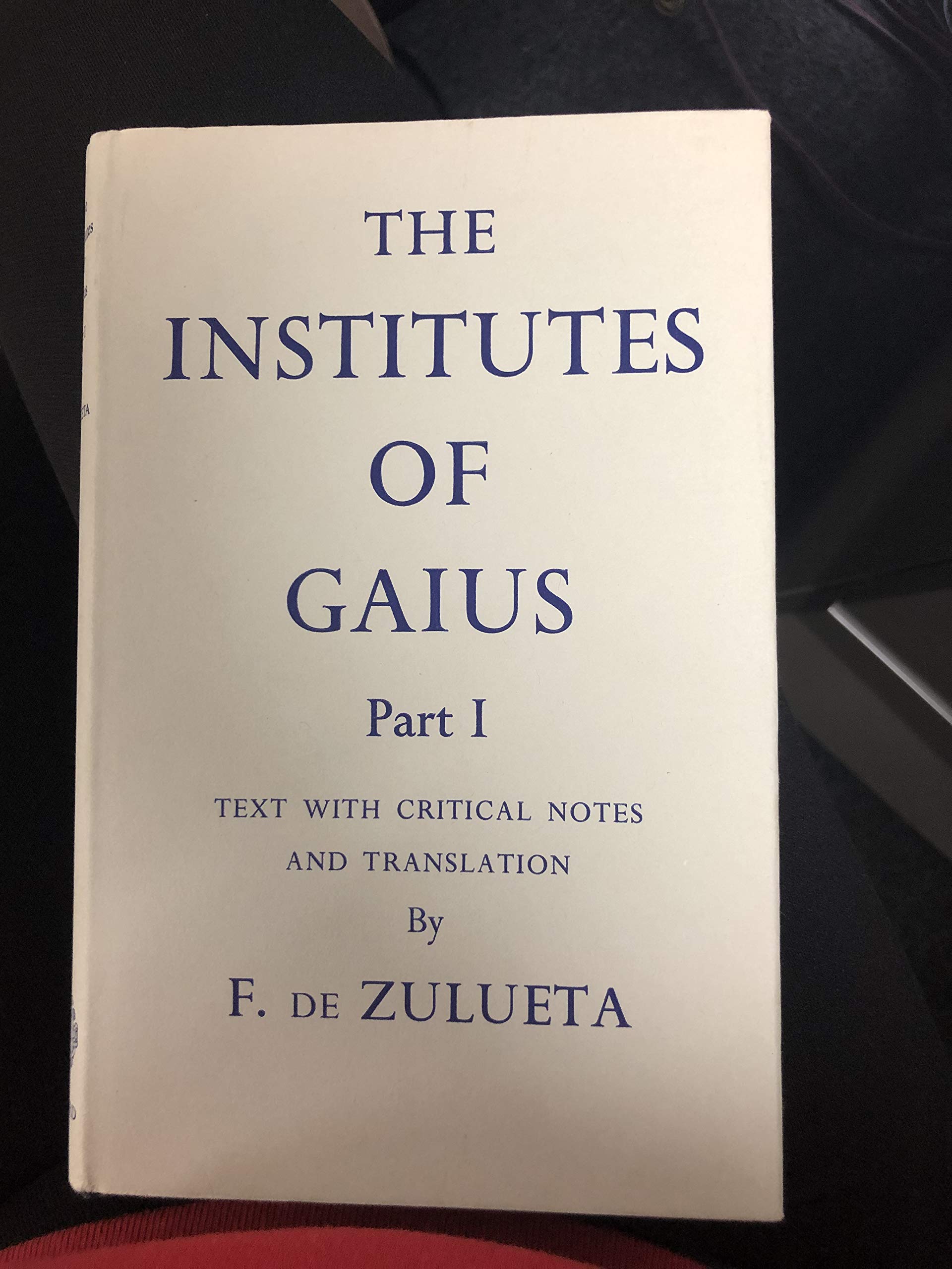 The Institutes Law