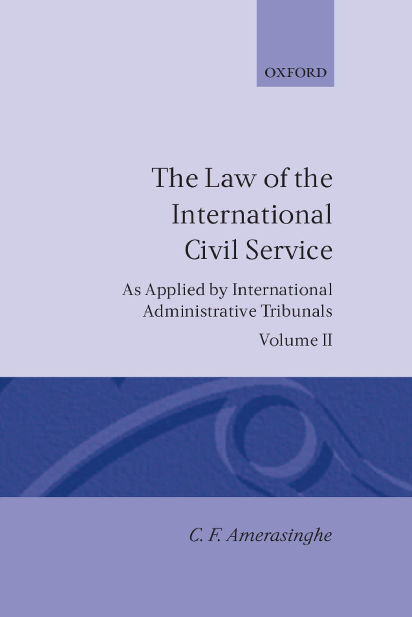 The Law of the International Civil Service Law
