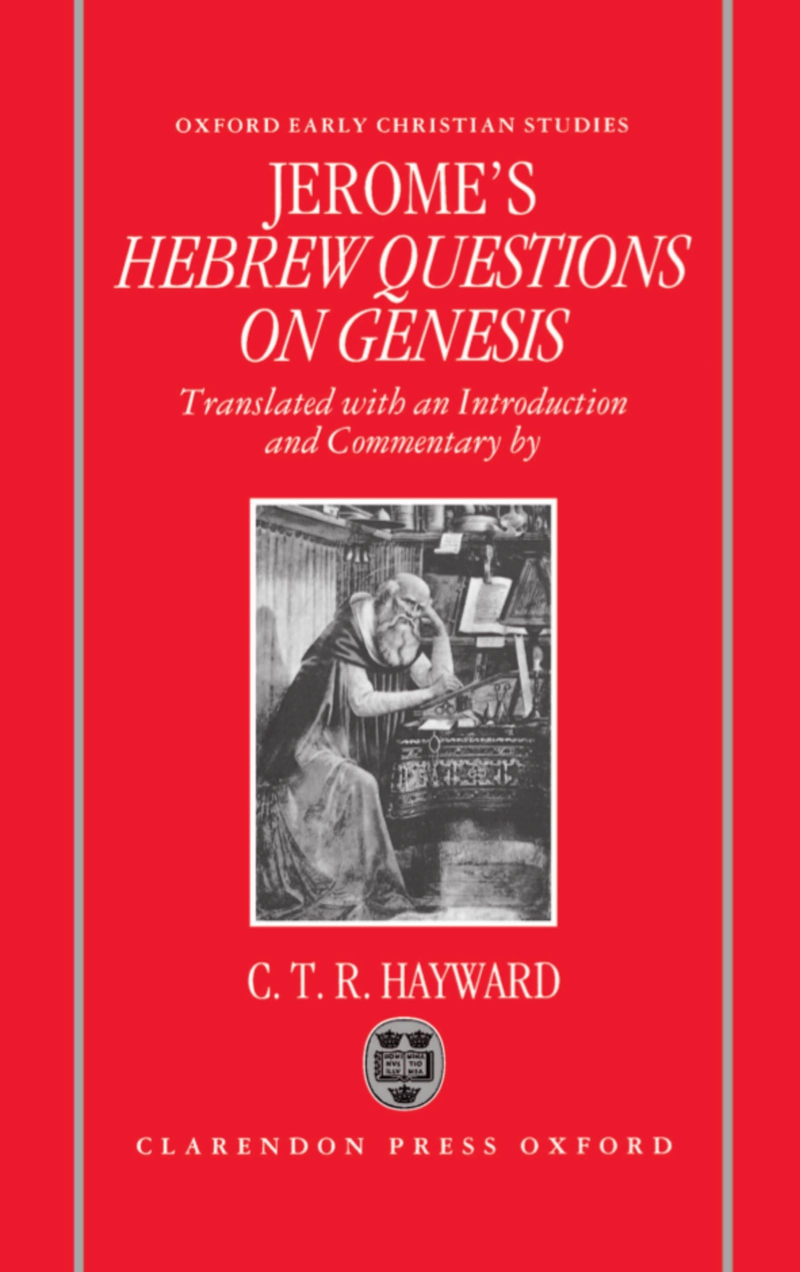Saint Jerome's Hebrew Questions on Genesis Religion & Esotericism
