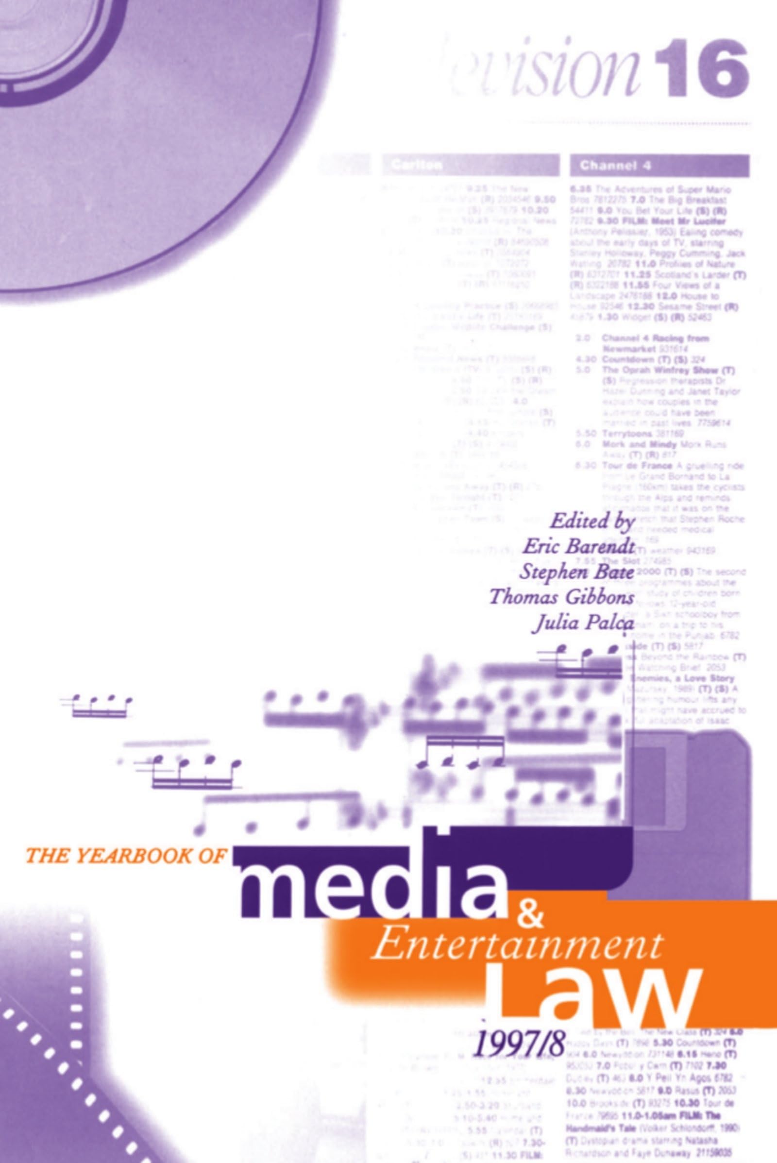 The Yearbook of Media and Entertainment Law Law