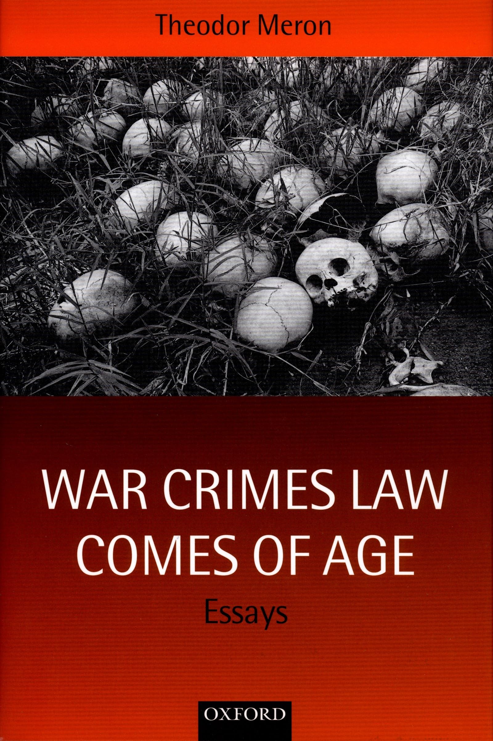 War Crimes Law Comes of Age Law