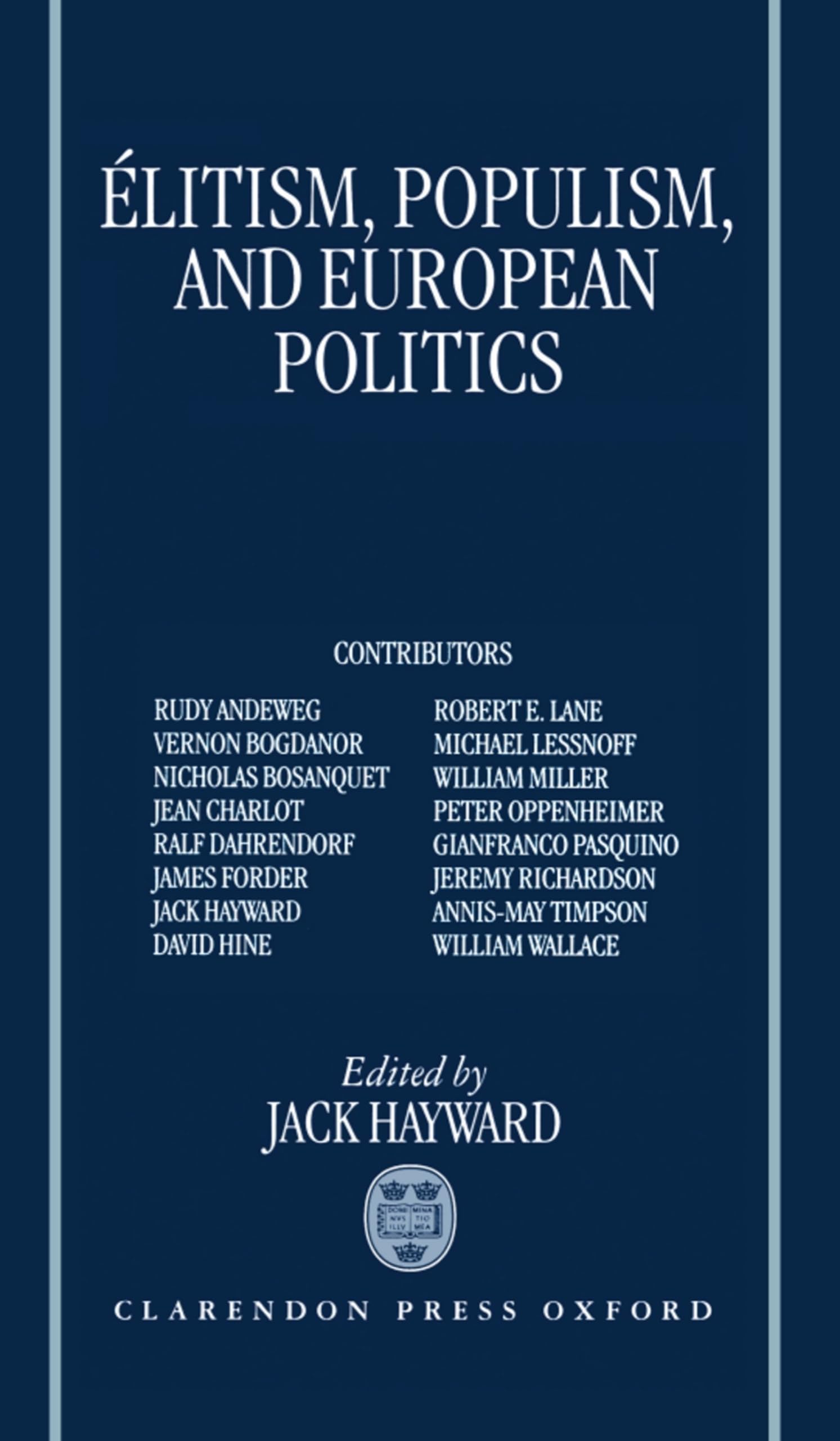 Elitism, Populism, and European Politics Law