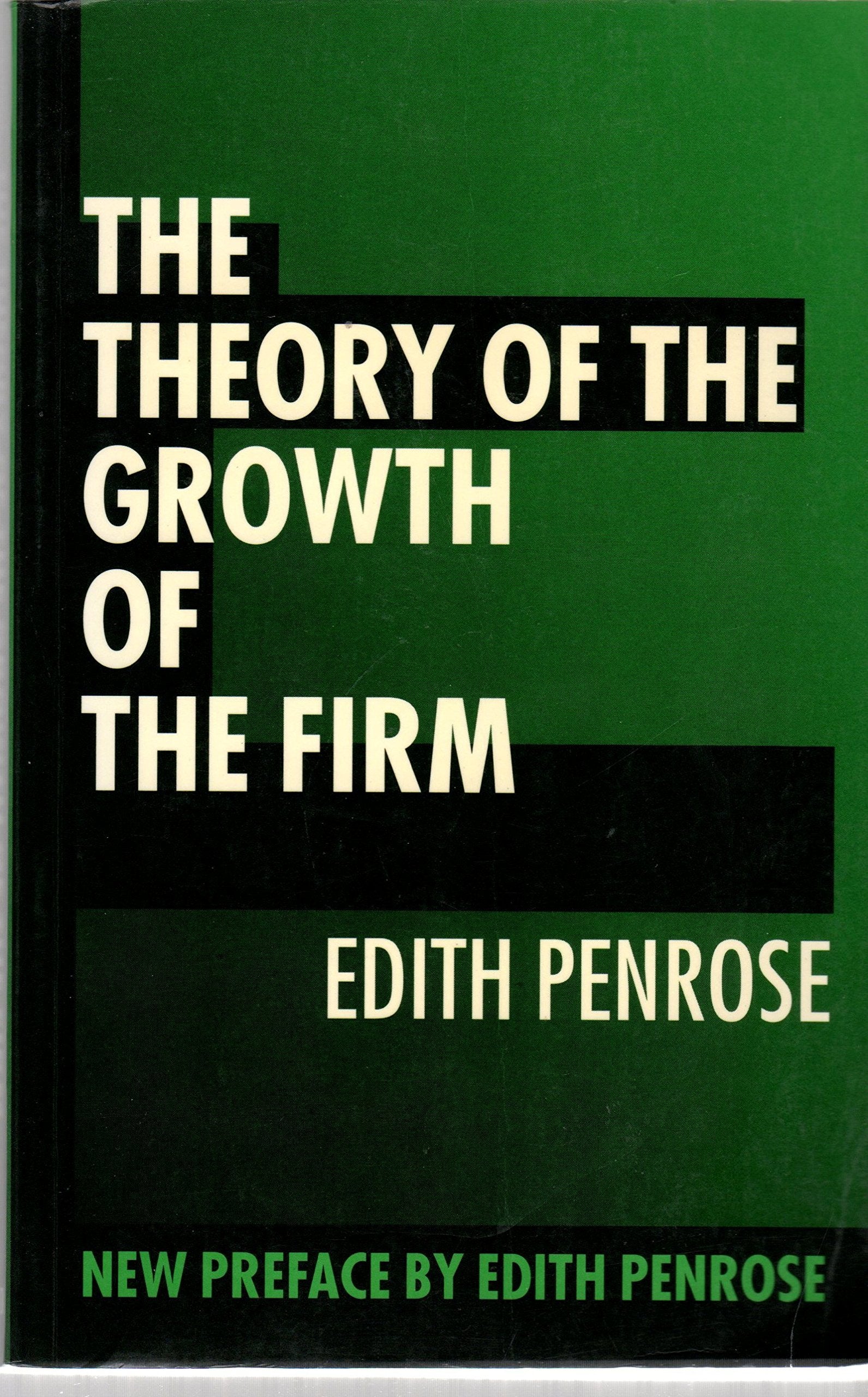The Theory of the Growth of the Firm Science
