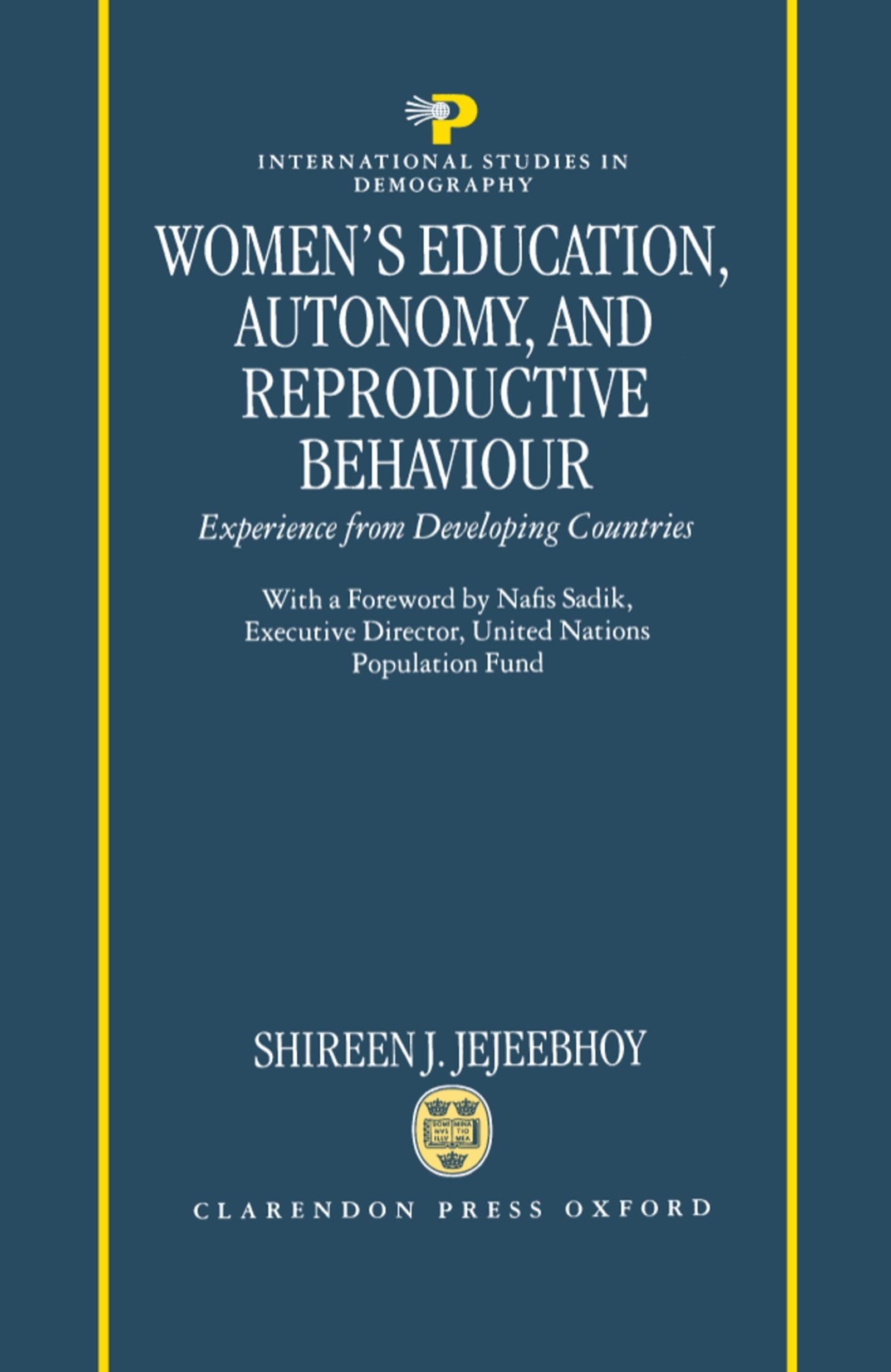 Women's Education, Autonomy, and Reproductive Behaviour Books