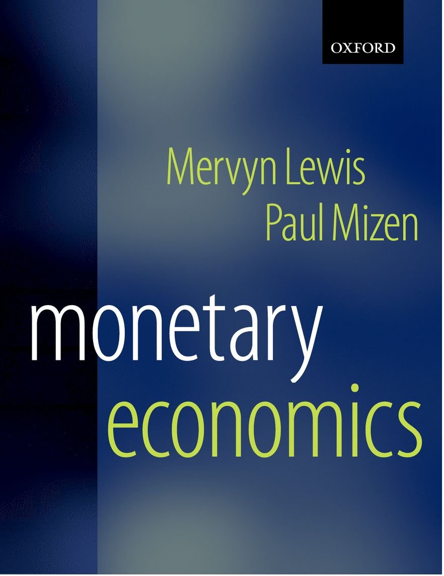 Monetary Economics Business, Finance & Career Books