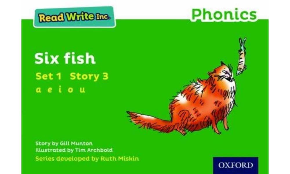 Read Write Inc. Phonics: Six Fish (Green Set 1 Storybook 3) Professional & Reference Books