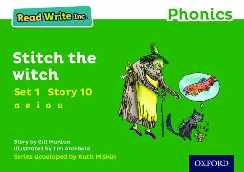 Read Write Inc. Phonics: Stitch the Witch (Green Set 1 Storybook 10) Professional & Reference Books