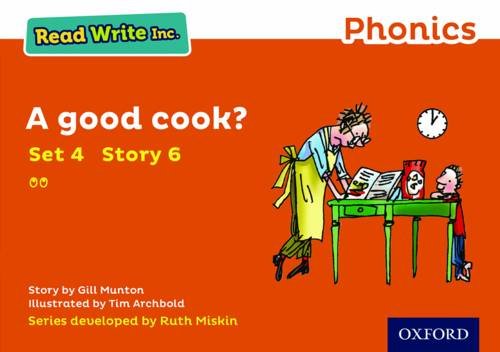 Read Write Inc. Phonics: A Good Cook? (Orange Set 4 Storybook 6) Professional & Reference Books