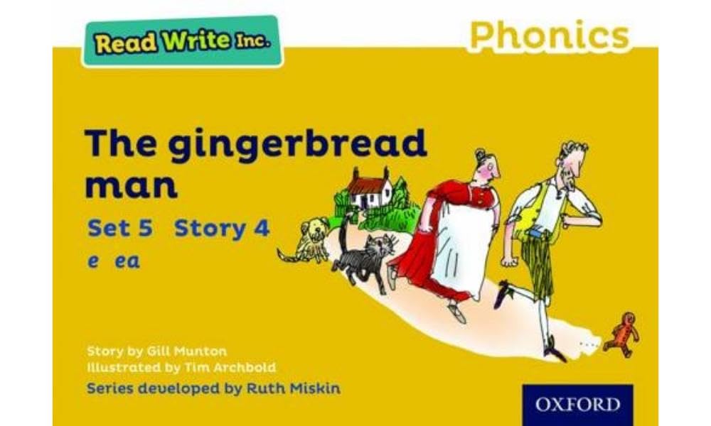 Read Write Inc. Phonics: The Gingerbread Man (Yellow Set 5 Storybook 4) Professional & Reference Books