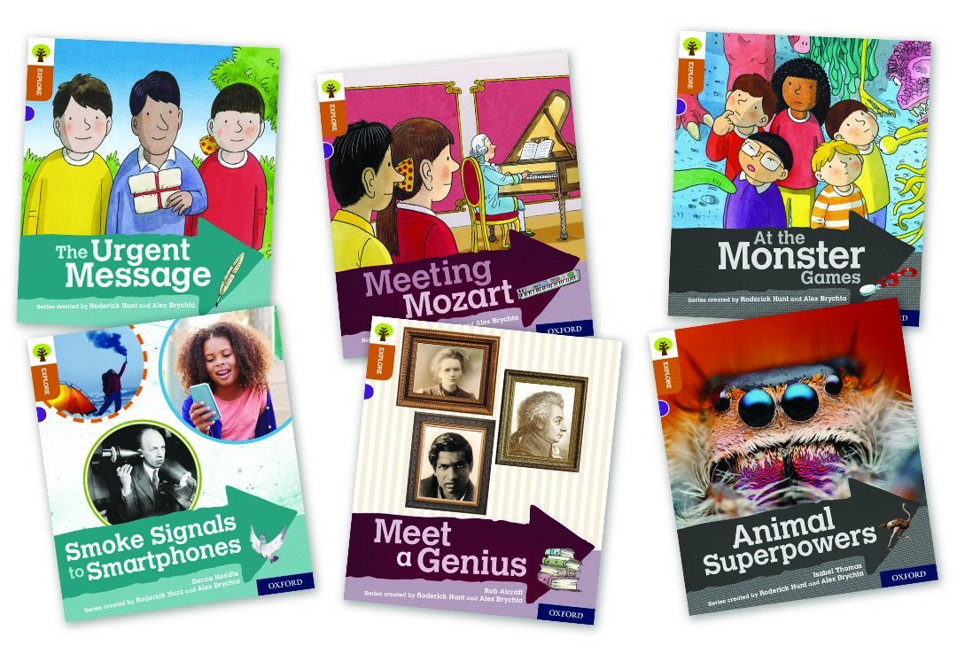 Oxford Reading Tree Explore with Biff, Chip and Kipper Level 8. Mixed Pack of 6 Novels & Short Stories