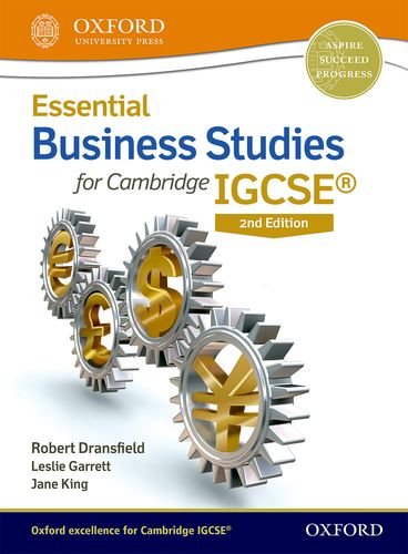 Essential Business Studies for Cambridge Igcserg (Cie Igcse Essential) Business, Finance & Career
