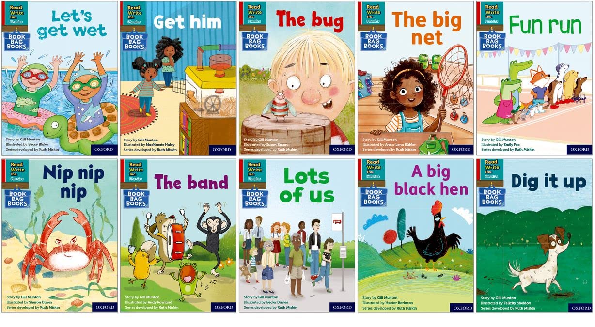 Read Write Inc - Phonics Red Ditty Book Bag Books Pack of 10 (NC READ WRITE INC - PHONICS) Reading Aloud & Learning to Read
