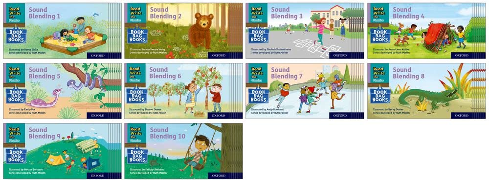 Read Write Inc. Phonics: Sound Blending Book Bag Books (Pack of 100) Reading Aloud & Learning to Read