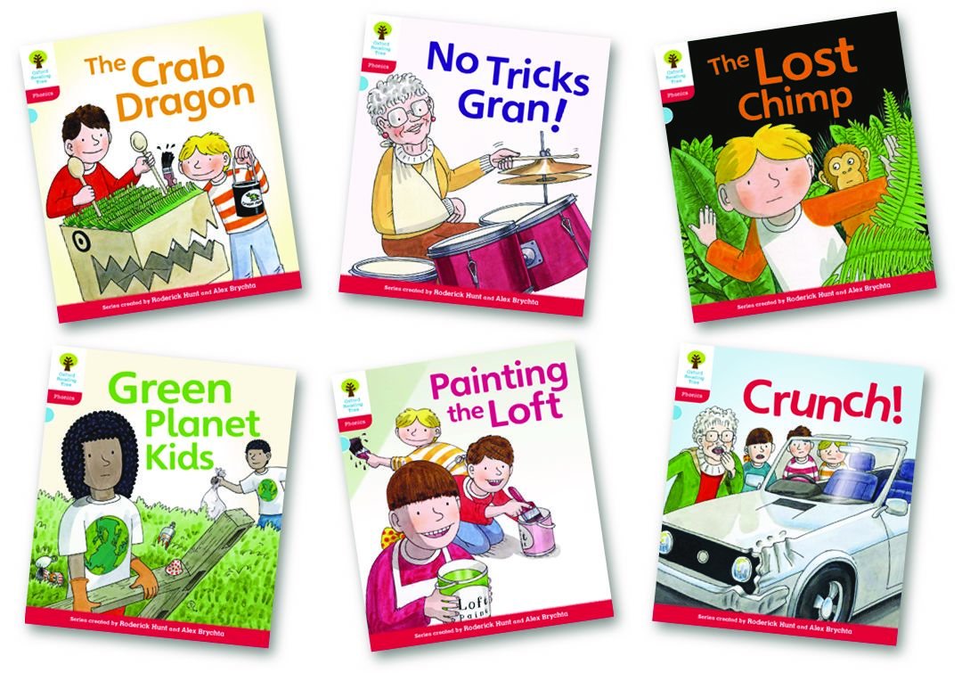Oxford Reading Tree: Level 4: Floppy's Phonics Fiction: Pack of 6 book