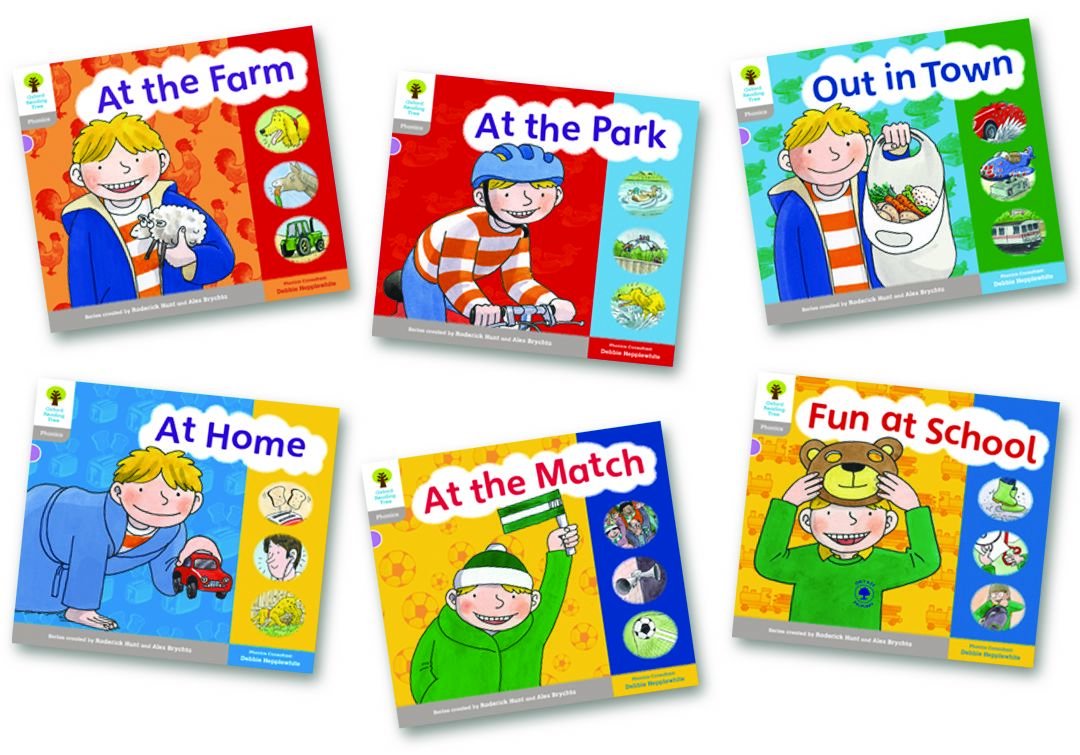 Oxford Reading Tree - Floppy's Phonics Level 1 Mixed Pack of 6 Professional & Reference Books