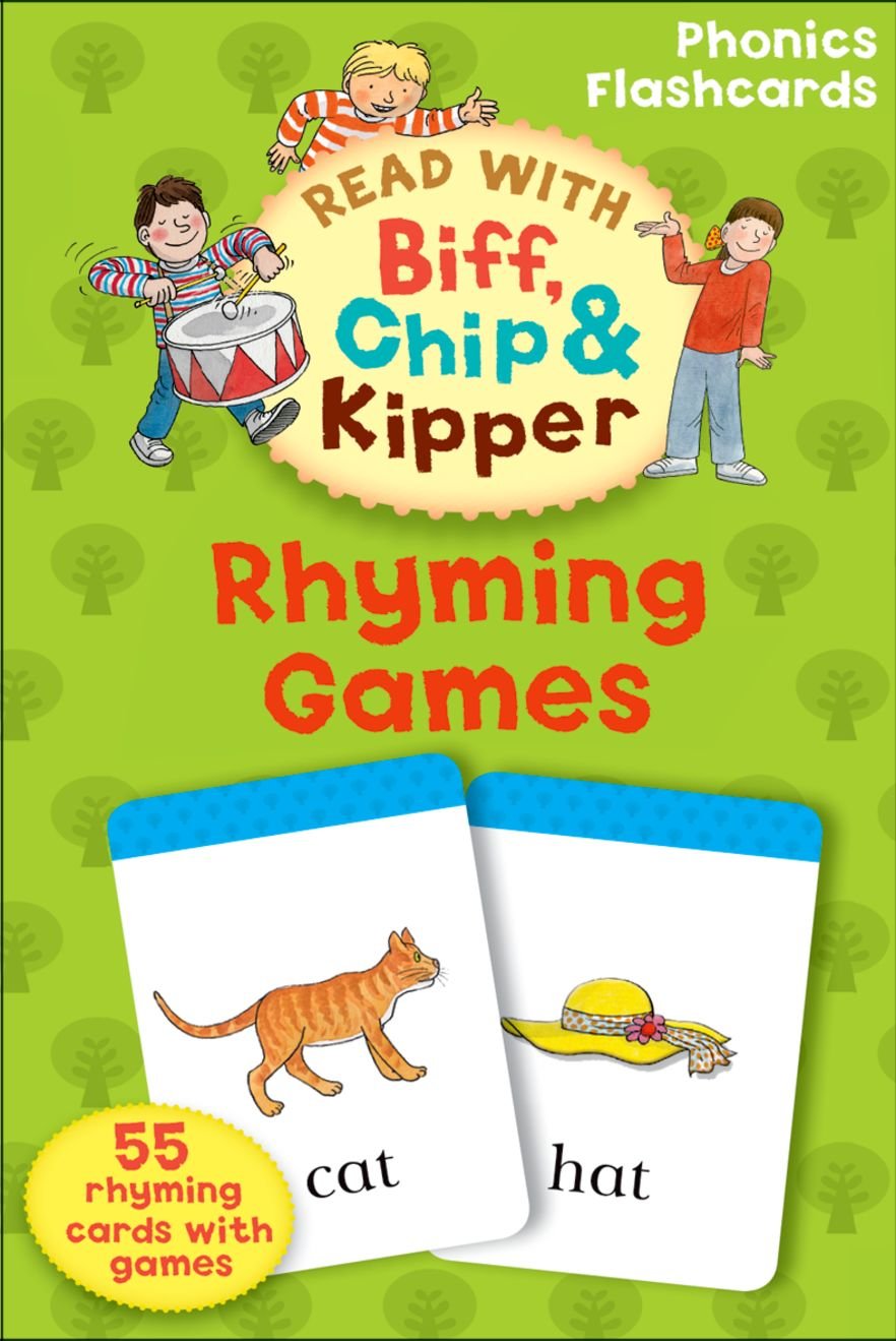 Oxford Reading Tree Read With Biff, Chip, and Kipper: Rhyming Games Phonics Flashcards Foreign Languages ​​& Dictionaries