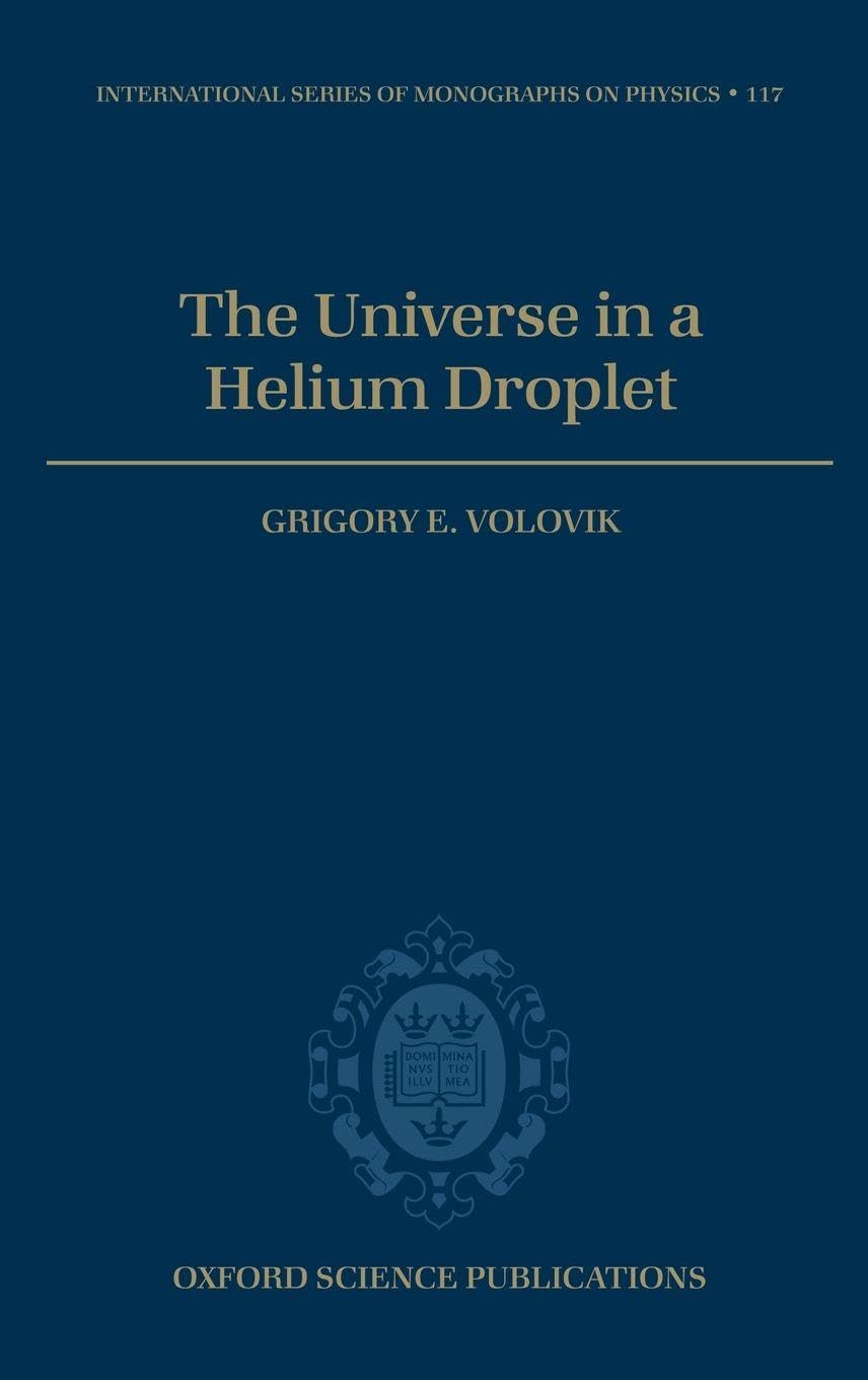 UNIVERSE HELIUM DROPLET ISMP 117 C Foreign Languages ​​& Dictionaries