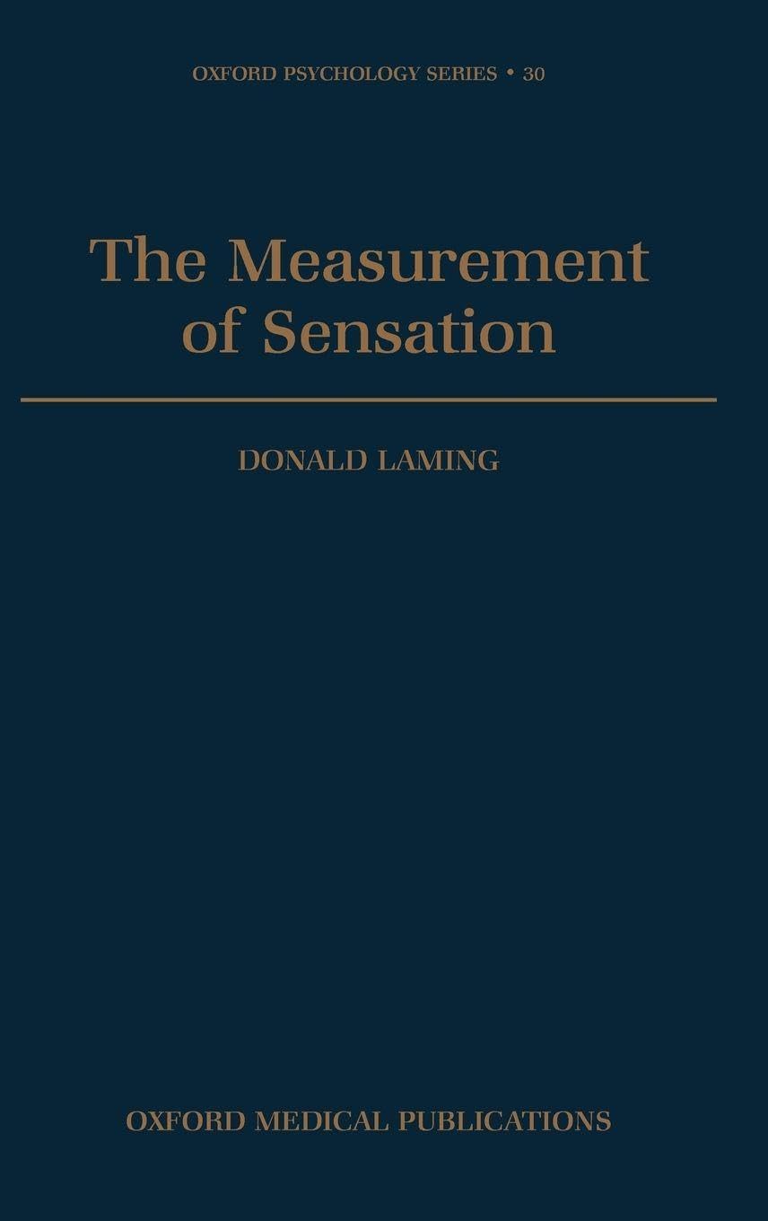 The Measurement of Sensation Psychology